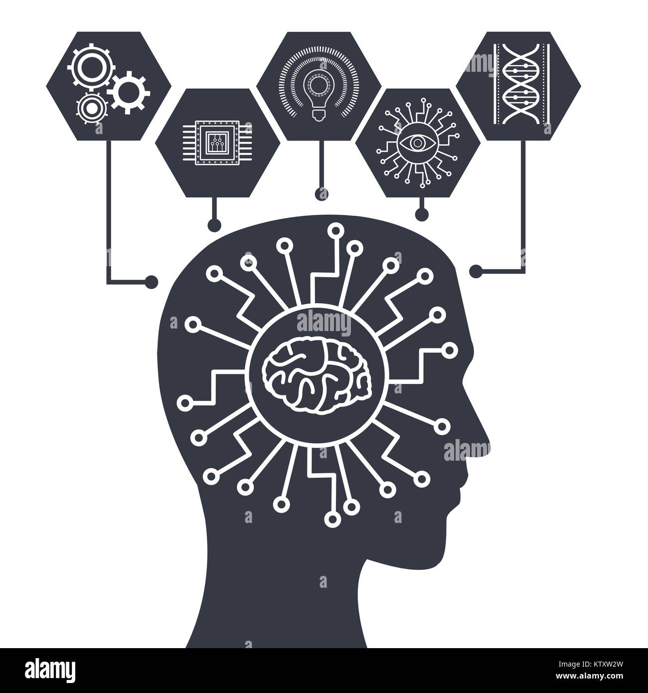 Robot artificial intelligence Stock Vector Image & Art - Alamy