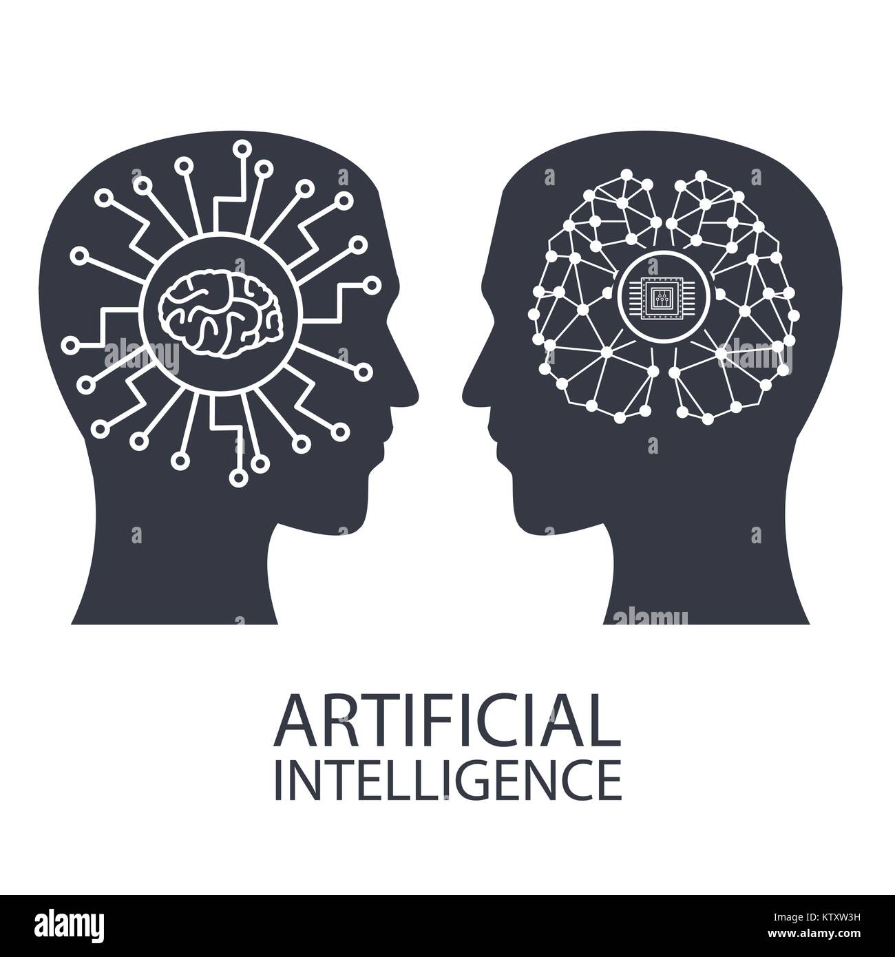 Robot artificial intelligence Stock Vector Image & Art - Alamy