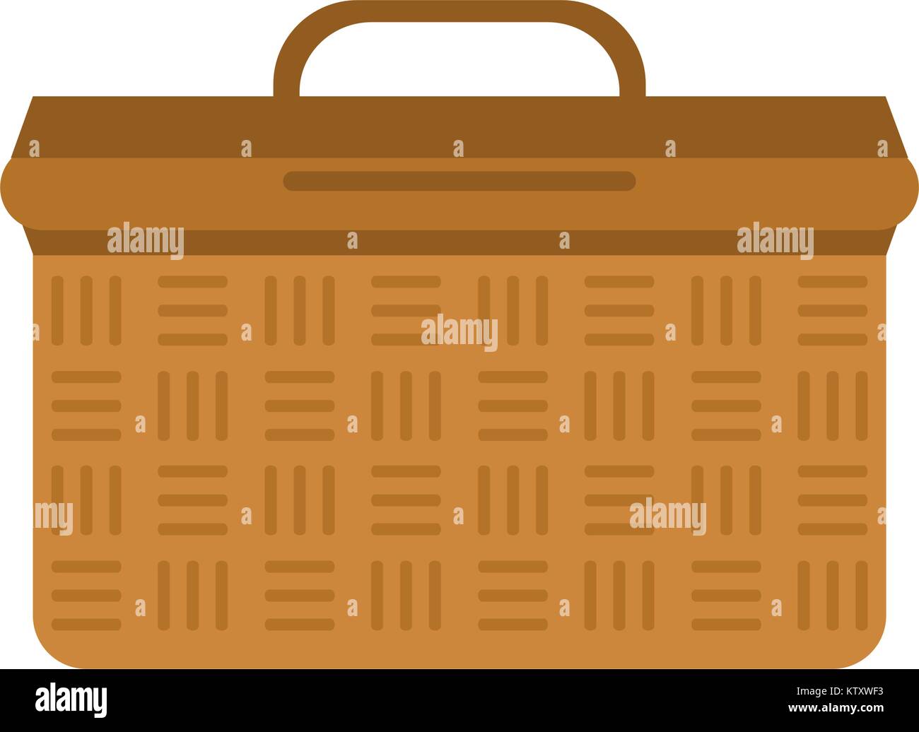 Picnic basket isolated Stock Vector Image & Art - Alamy