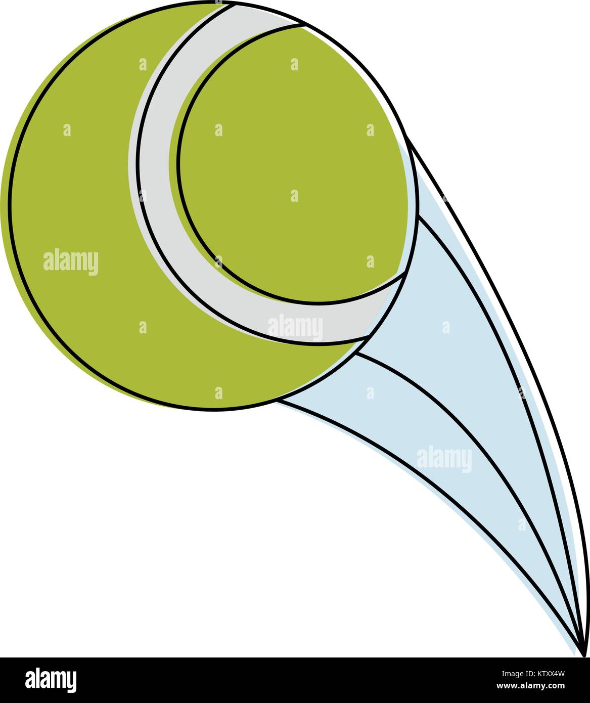 Tennis ball isolated Stock Vector Image & Art - Alamy