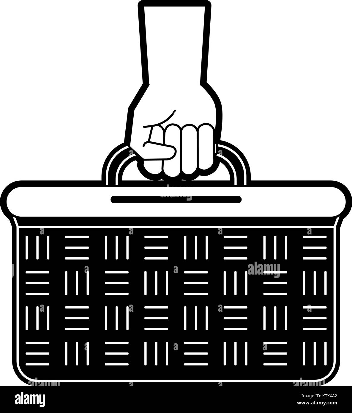 Picnic basket isolated Stock Vector Image & Art Alamy