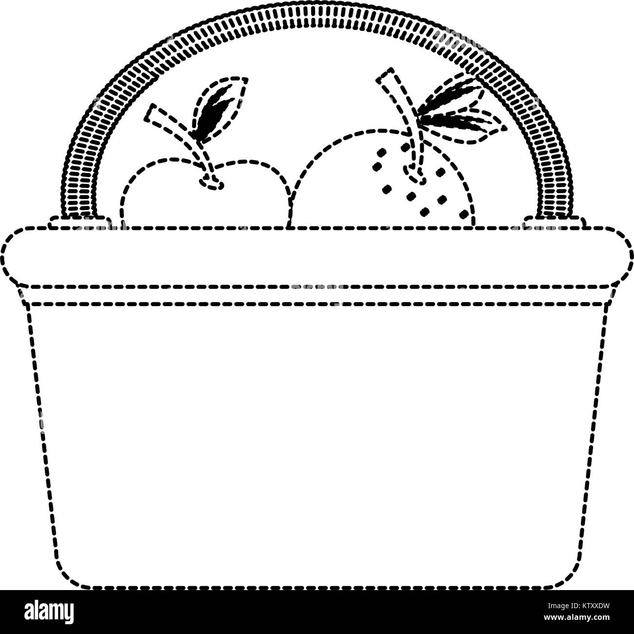 Picnic basket isolated Stock Vector Image & Art - Alamy