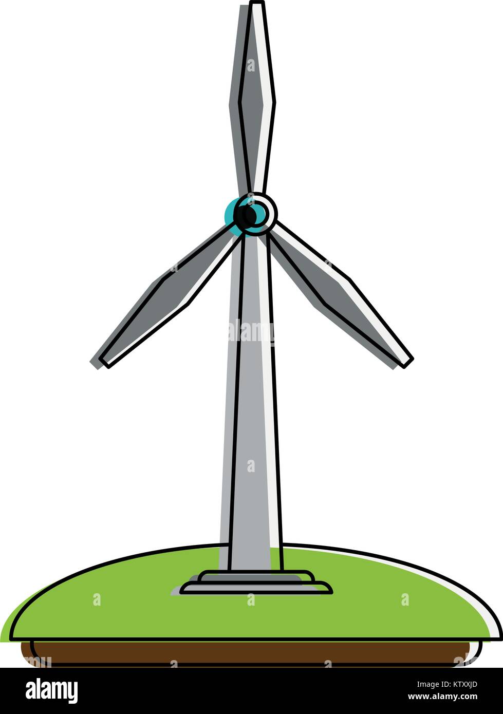 Wind turbine green energy Stock Vector Image & Art - Alamy