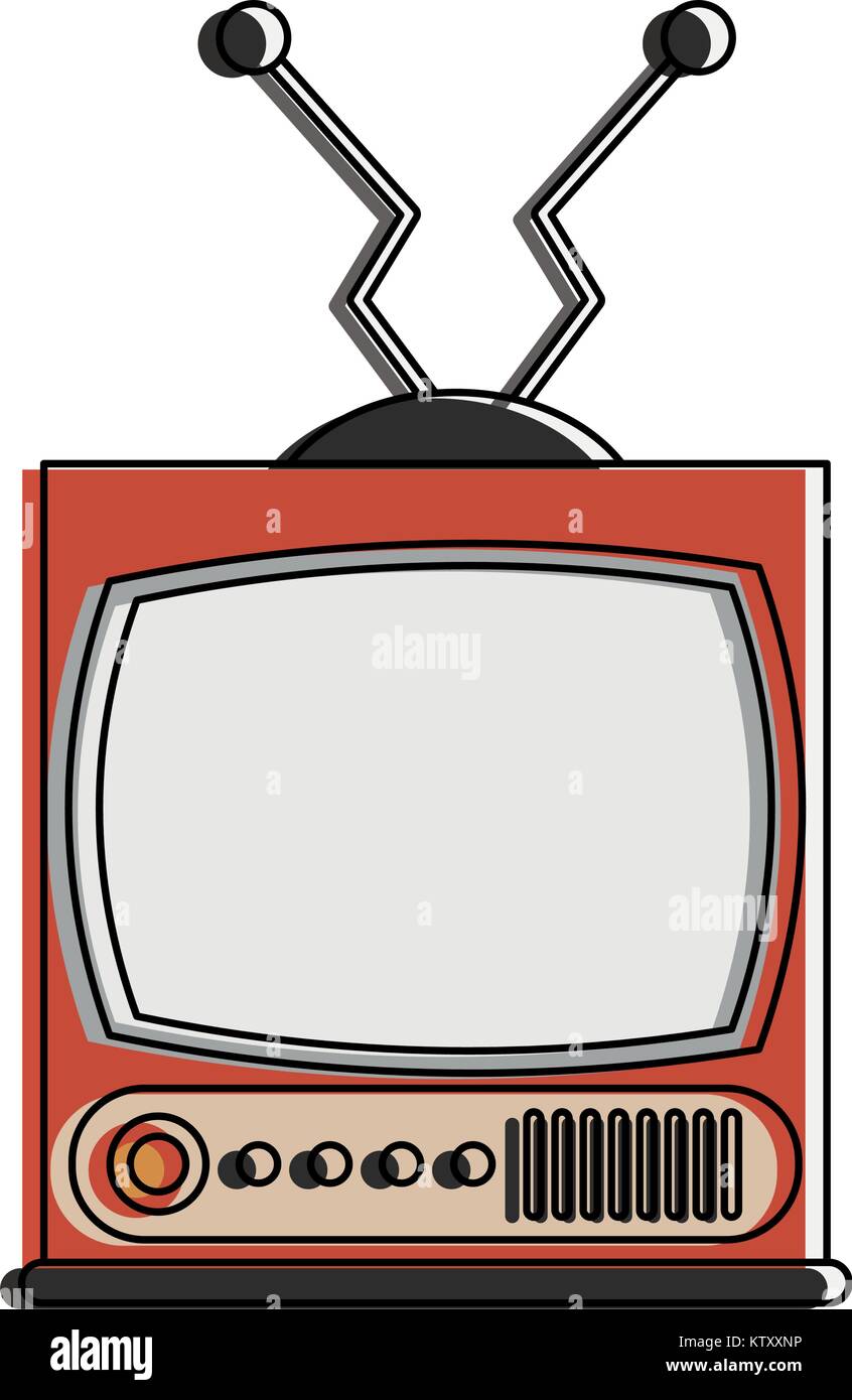 Old television technology Stock Vector Image & Art - Alamy