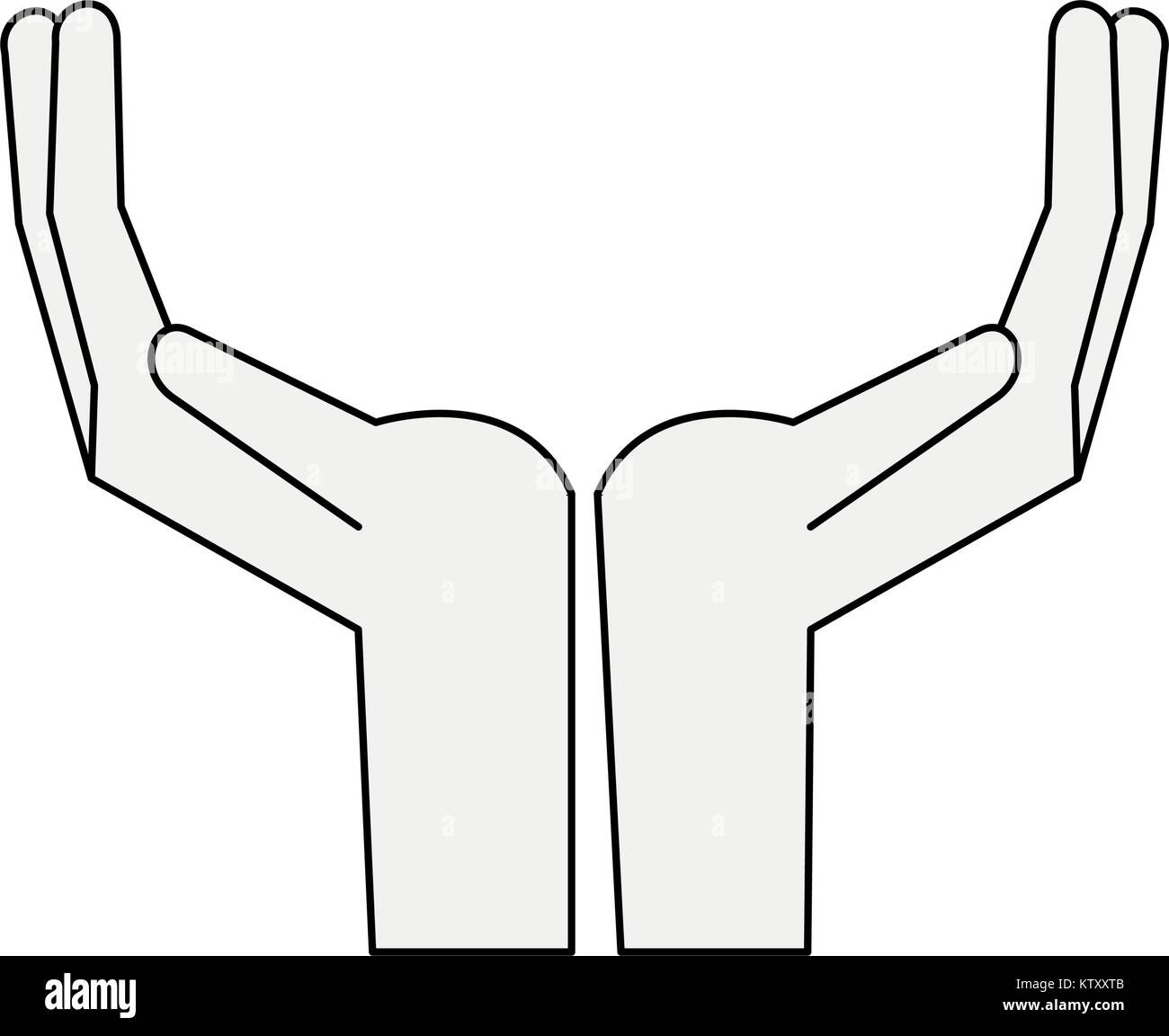 Hands holding something Stock Vector Image & Art - Alamy
