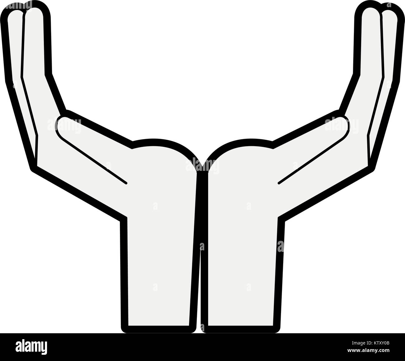 Hands holding something Stock Vector Image & Art - Alamy