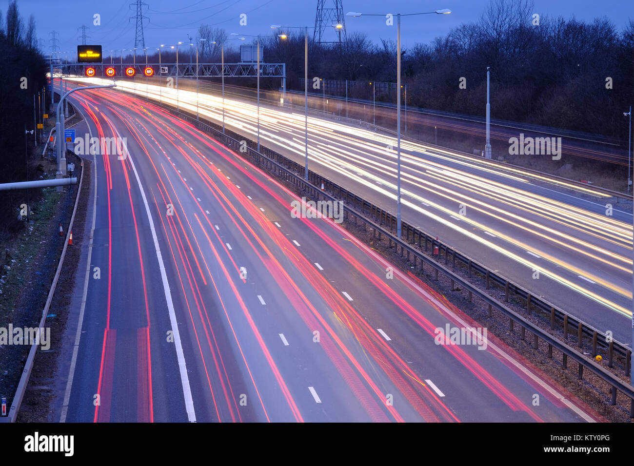 Traffic on m6 motorway hi-res stock photography and images - Alamy