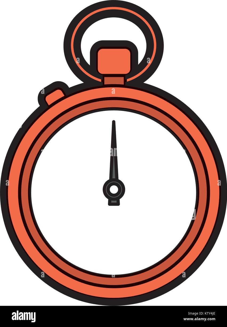 stopwatch or chronometer time icon image Stock Vector Image & Art - Alamy