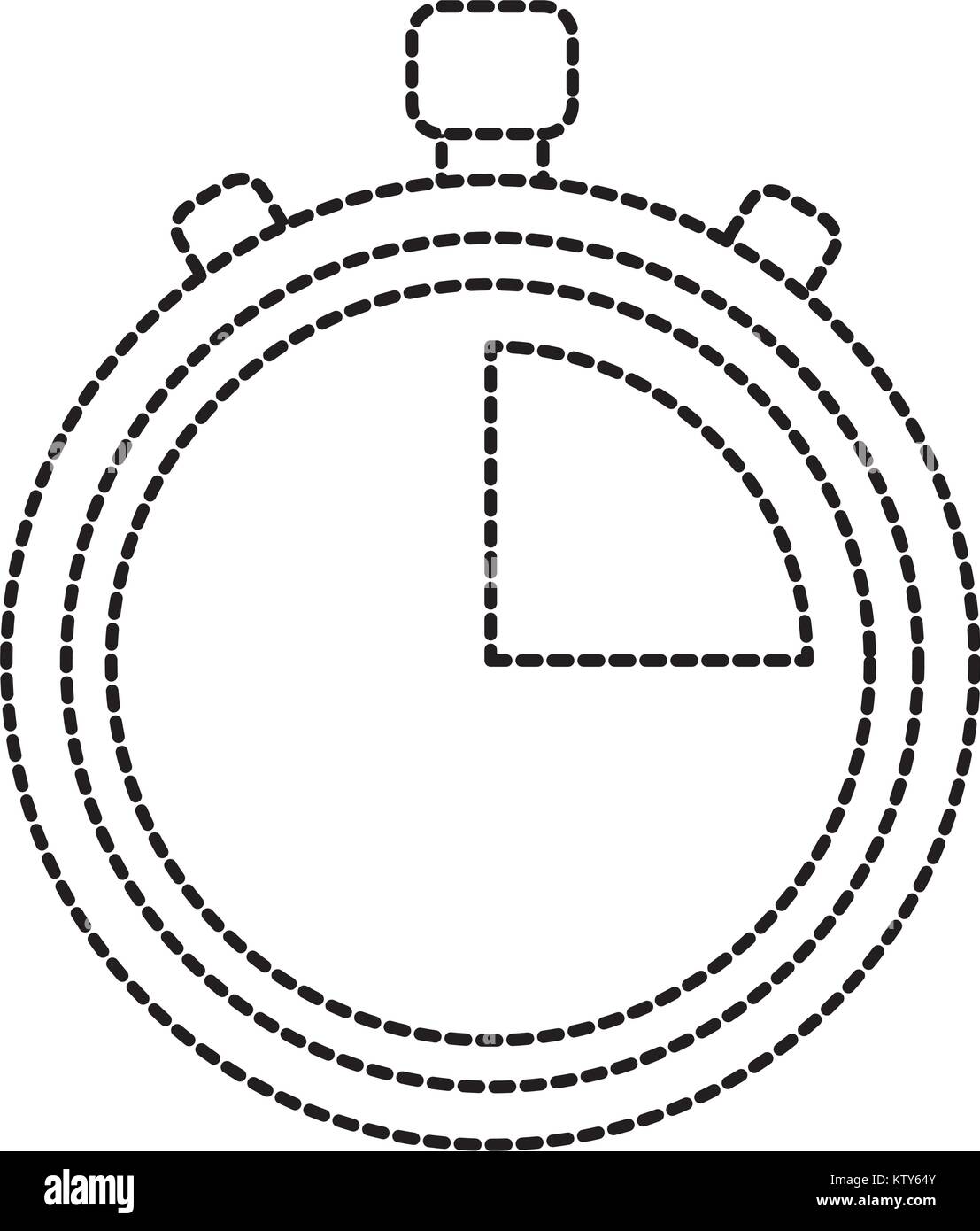 stopwatch or chronometer time icon image Stock Vector Image & Art - Alamy