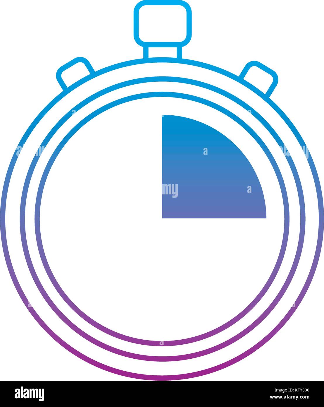stopwatch or chronometer time icon image Stock Vector Image & Art - Alamy