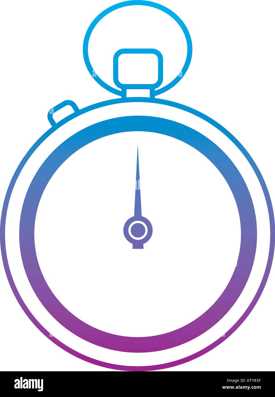 stopwatch or chronometer time icon image Stock Vector Image & Art - Alamy