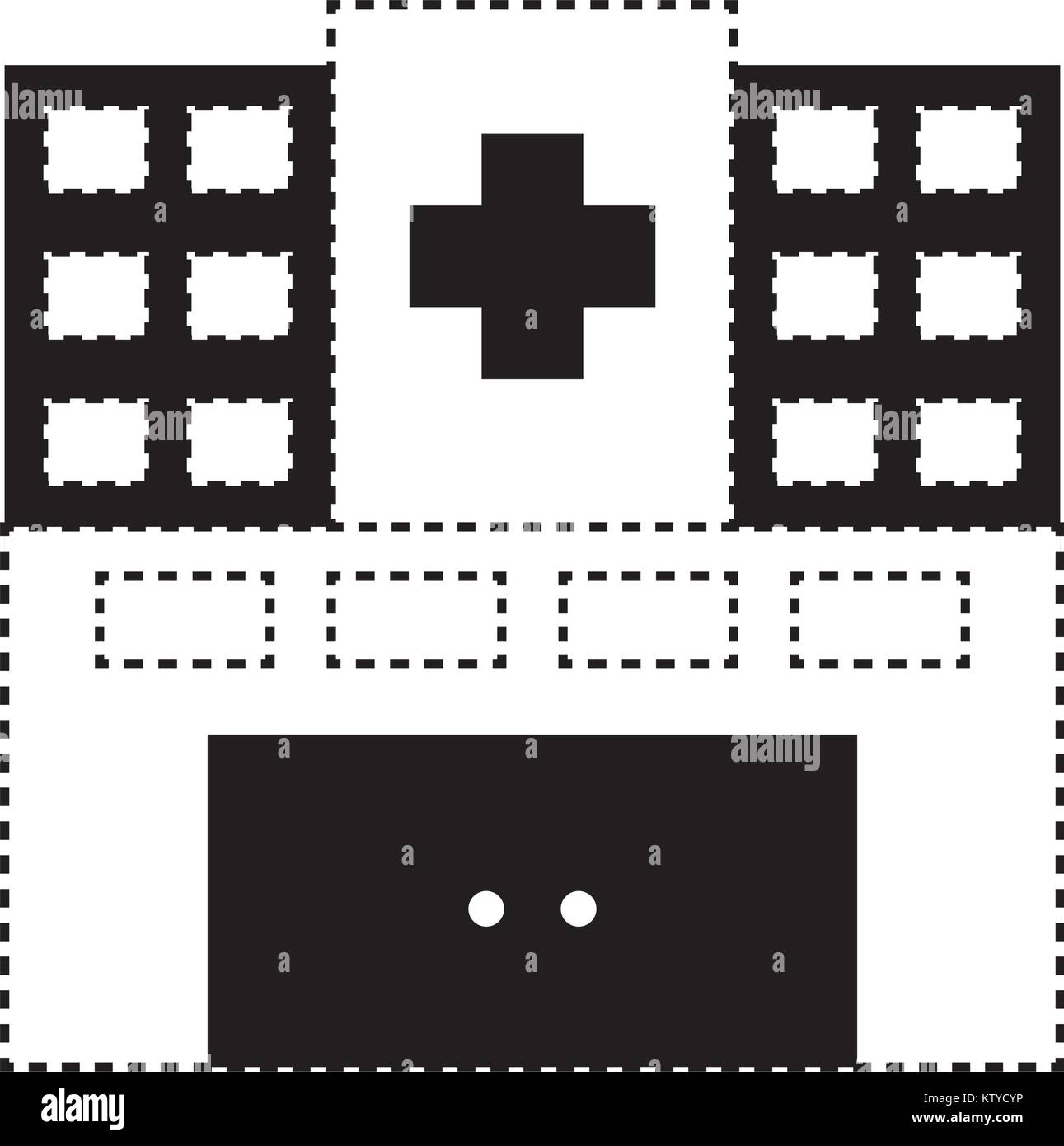 hospital building icon Stock Vector Image & Art - Alamy