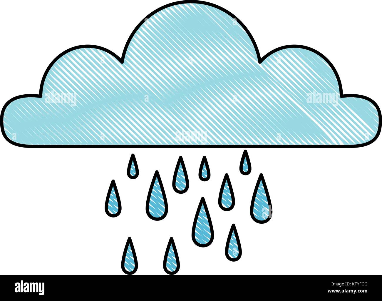 weather cloud rainy icon vector illustration design Stock Vector Image ...