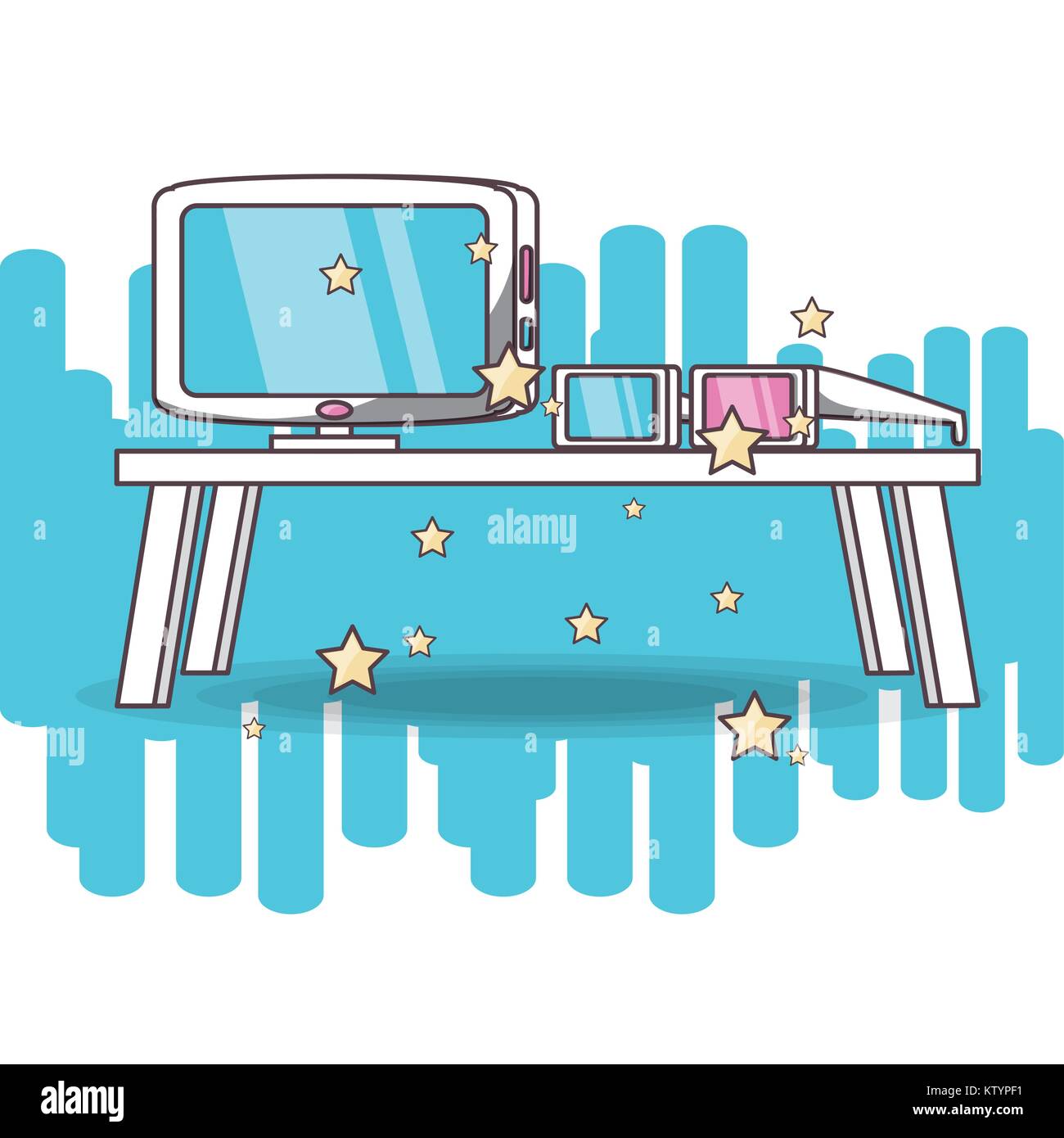 modern wide screen television Stock Vector Image & Art - Alamy