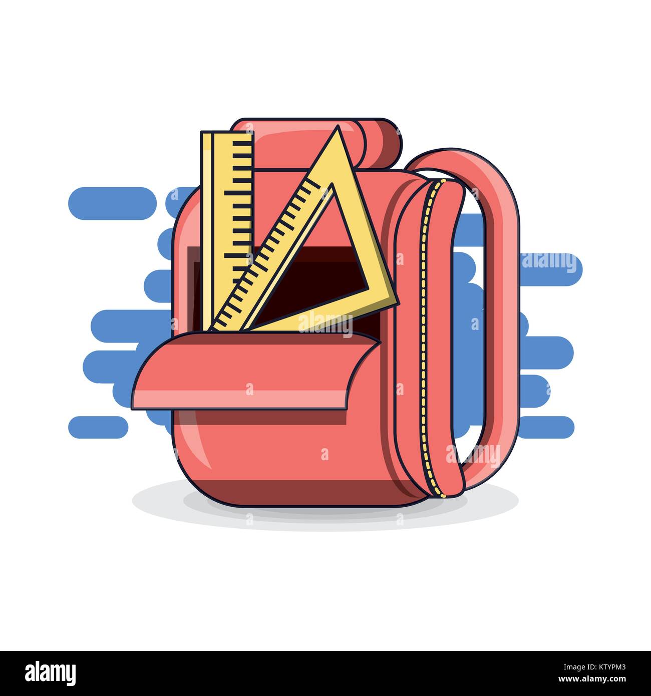 colorfull school backpack education concept Stock Vector Image & Art ...