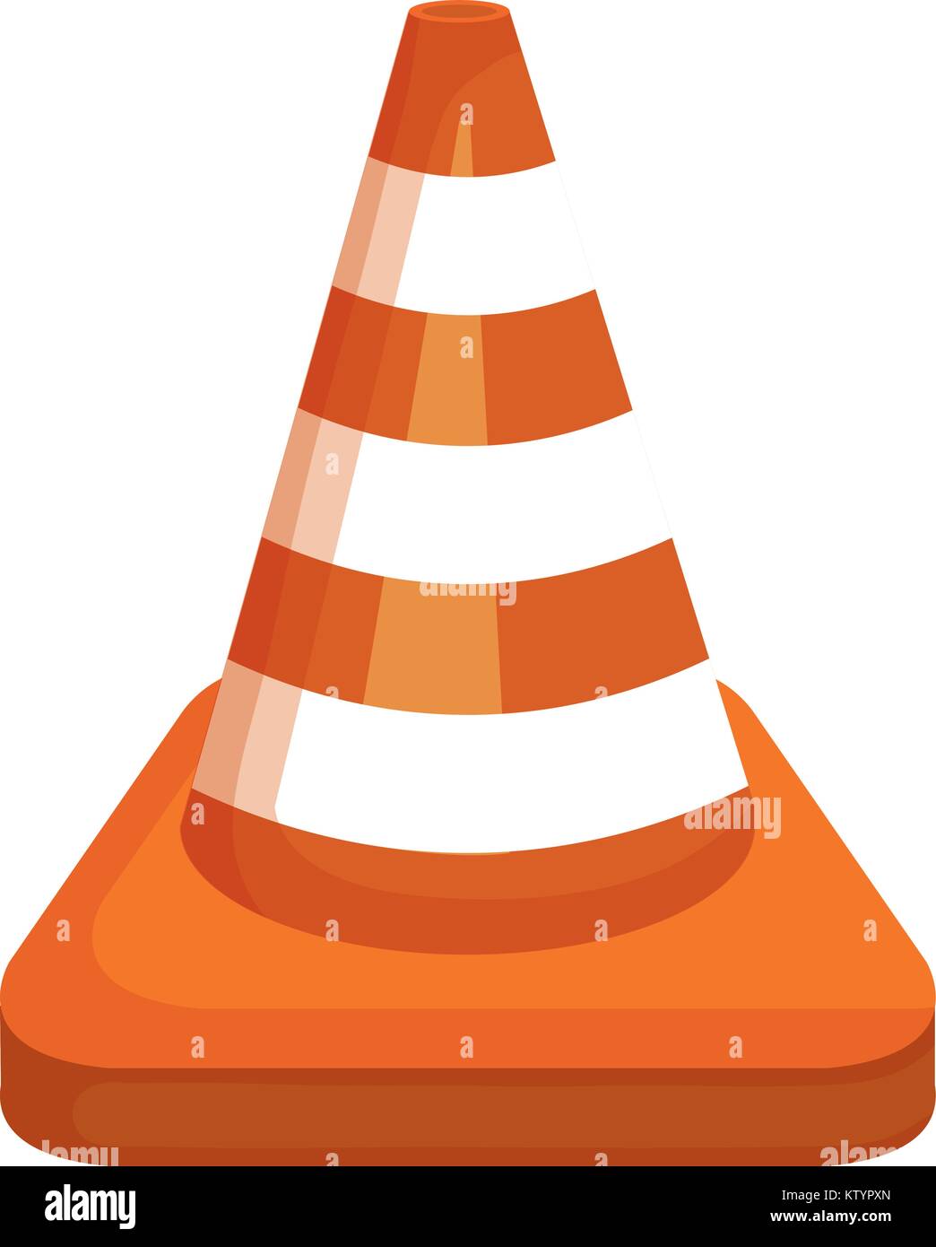 construction cone isolated icon vector illustration design Stock Vector ...
