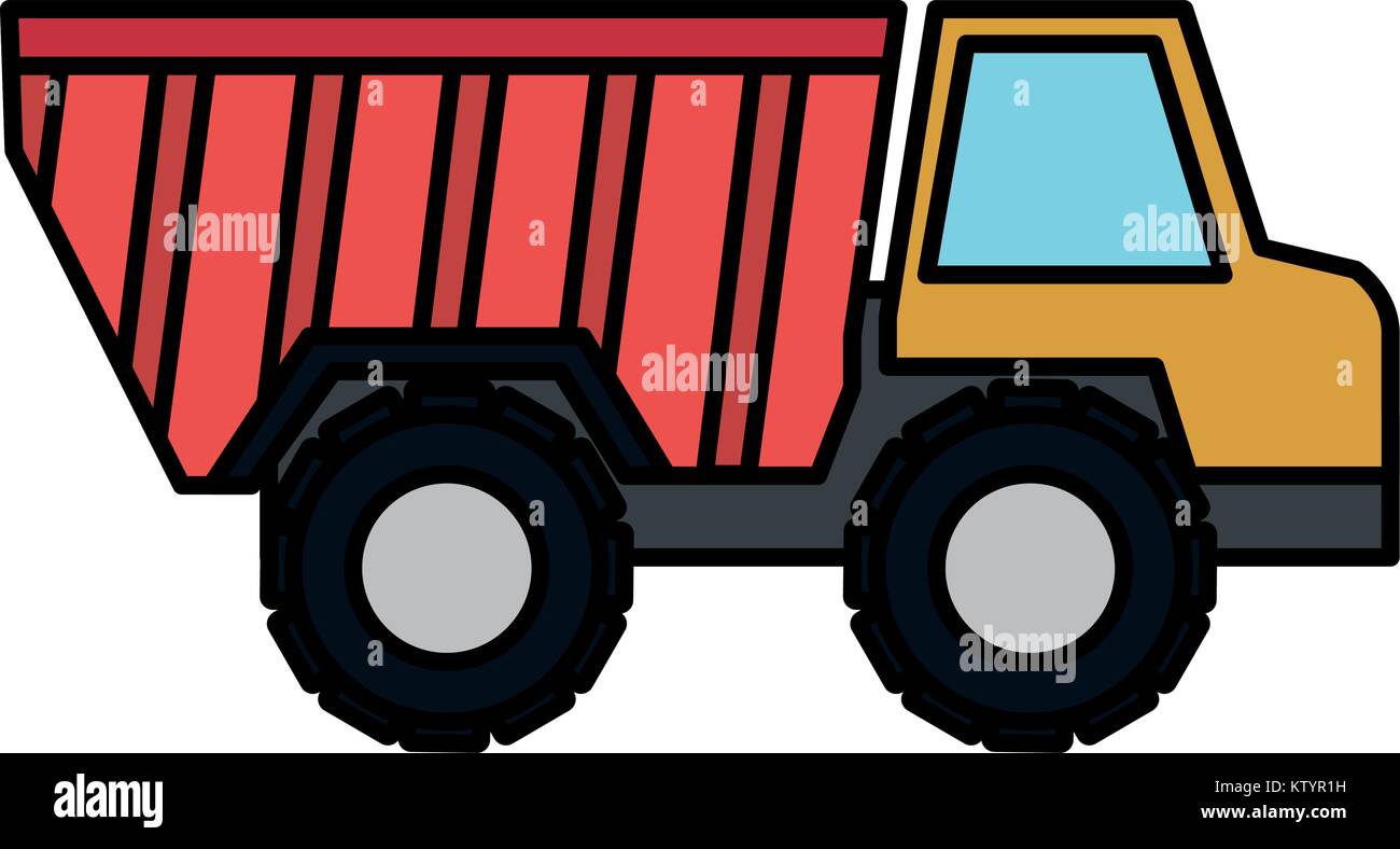 truck dump isolated icon Stock Vector Image & Art - Alamy