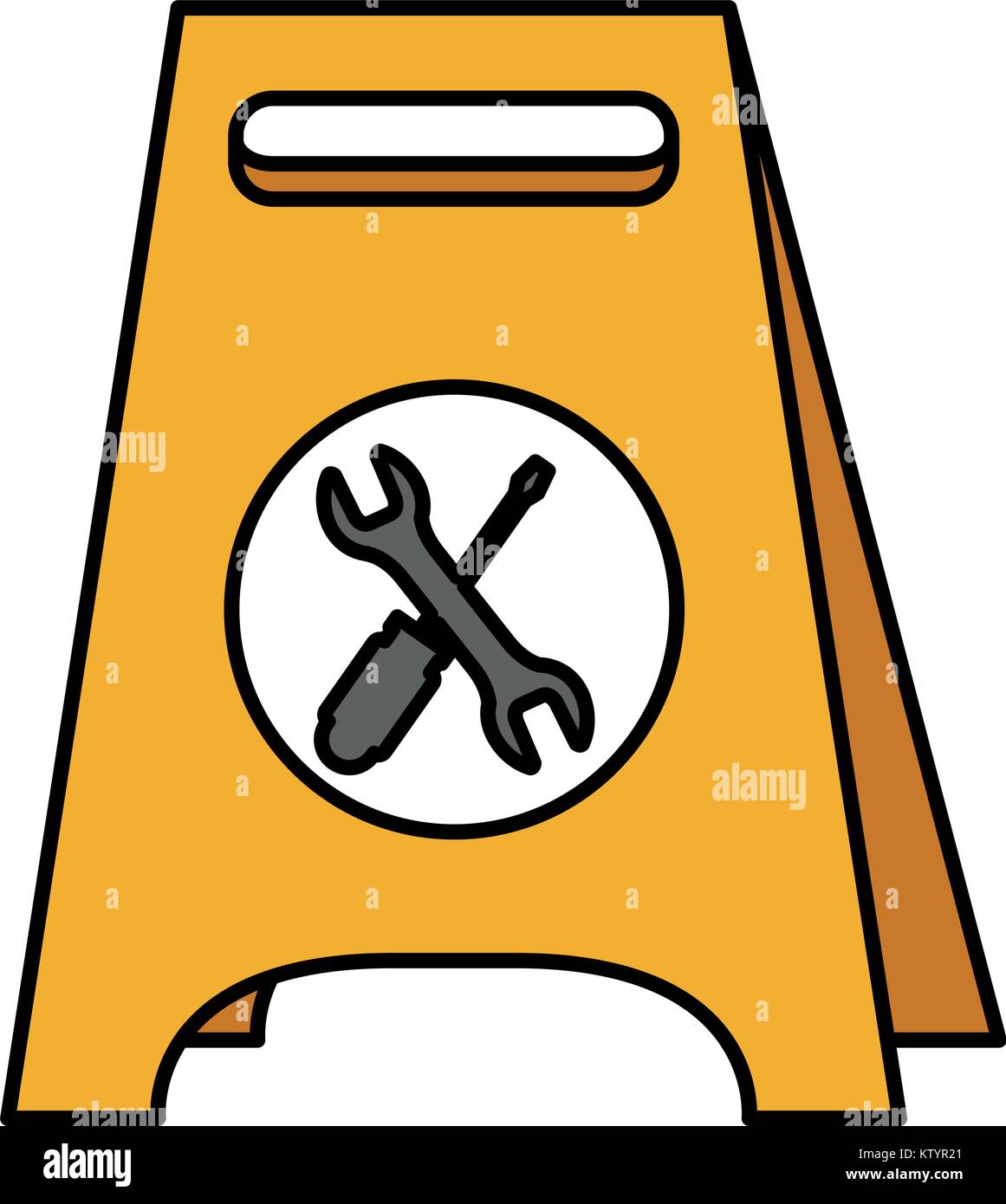 construction label isolated icon Stock Vector Image & Art - Alamy
