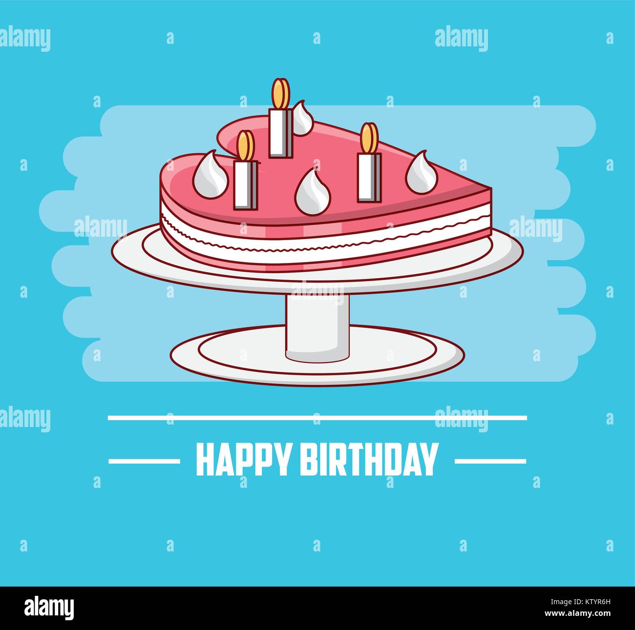birthday cake icon Stock Vector Image & Art - Alamy