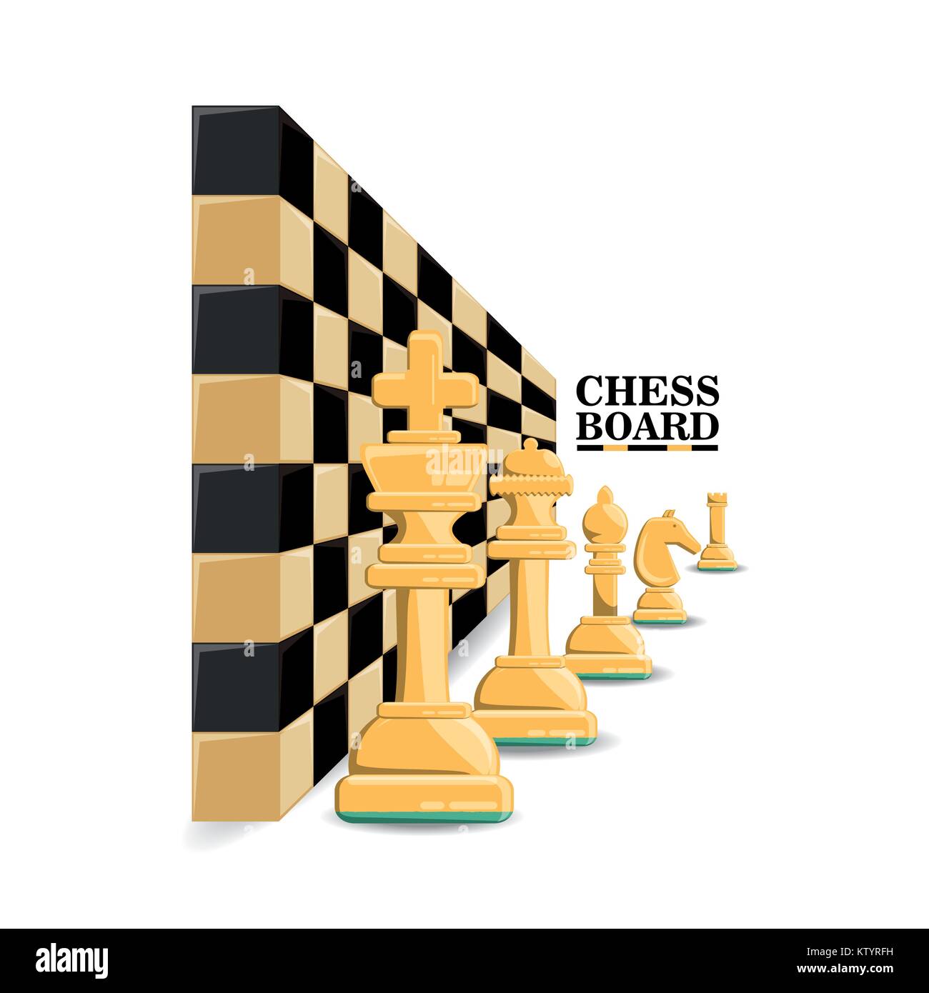 Game of Chess Isolated on White Stock Image - Image of bishop, strategic:  172806635