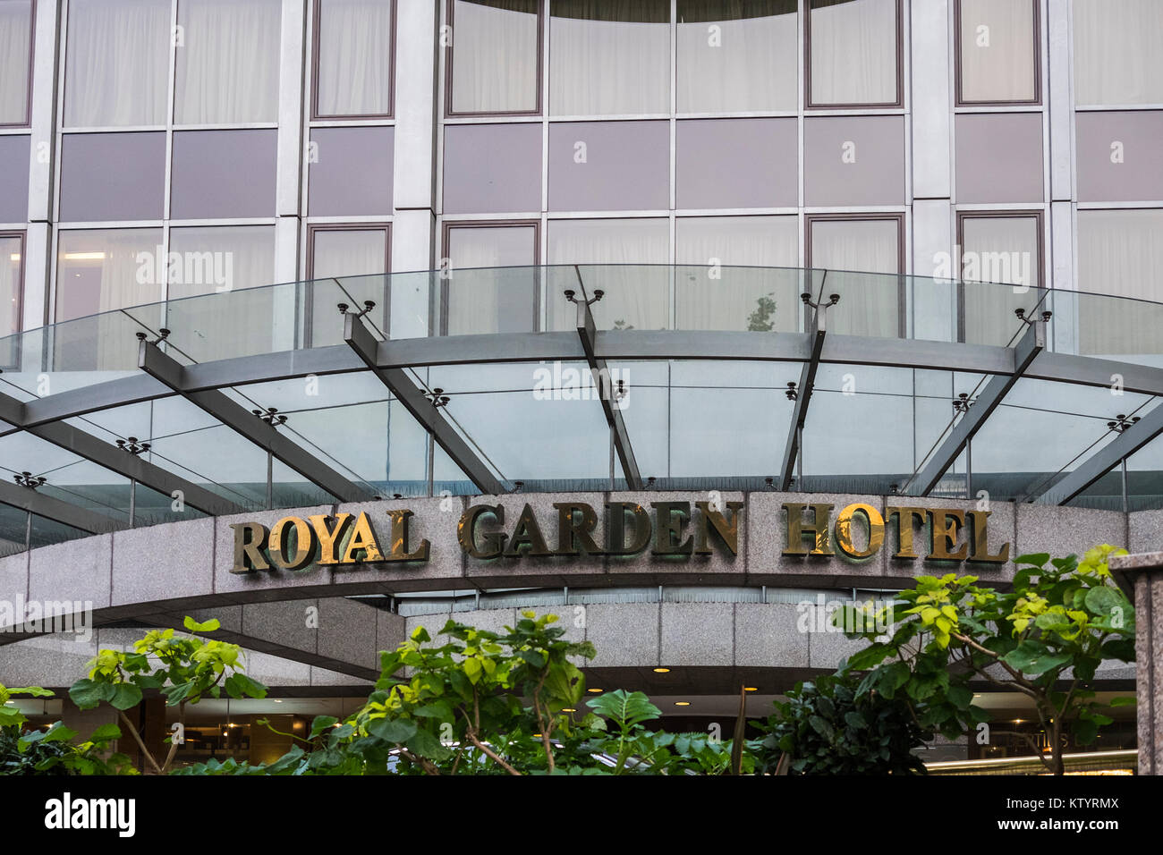 Royal Garden Hotel, Kensington, London, England, U.K. Stock Photo