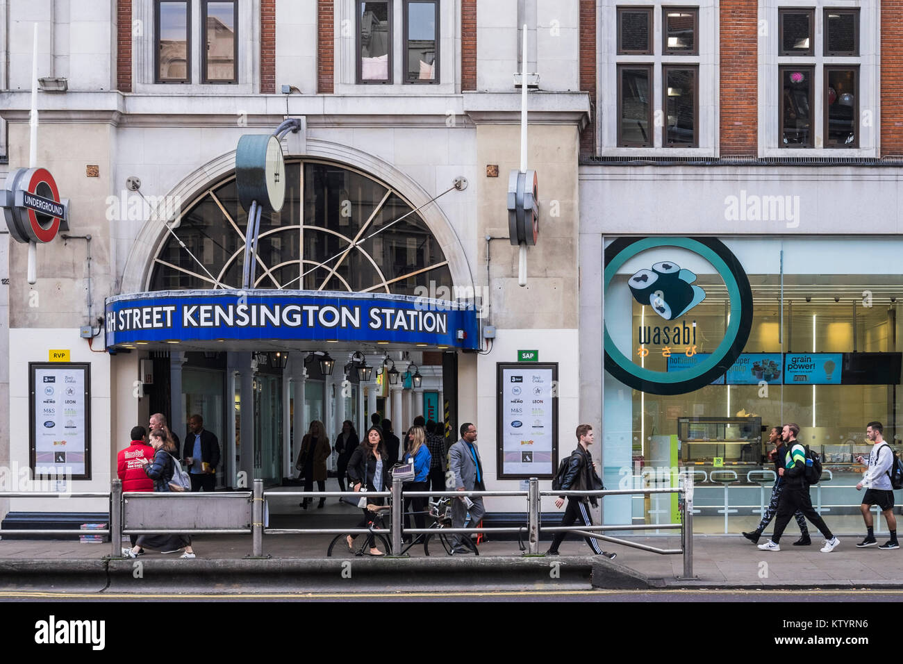 High street kensington tube station hi-res stock photography and images -  Alamy