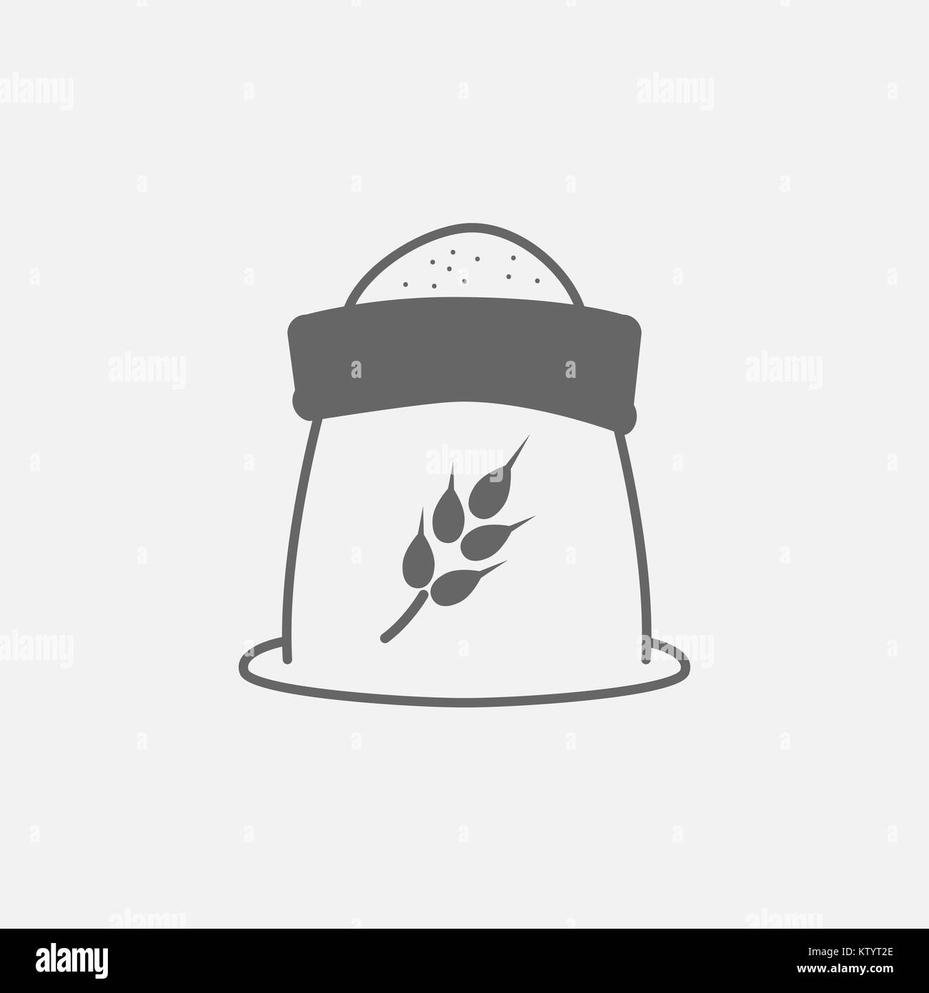 Bakery Bread food , vector icon Stock Photo - Alamy