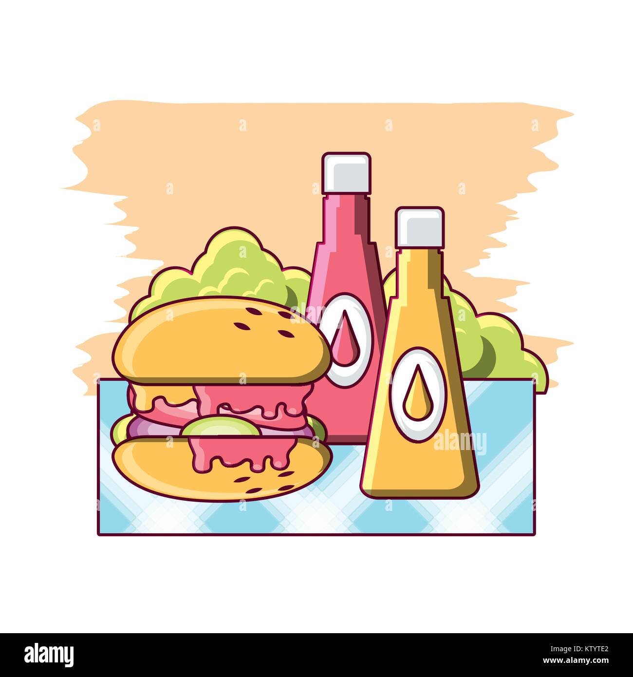 picnic design concept Stock Vector Image & Art - Alamy