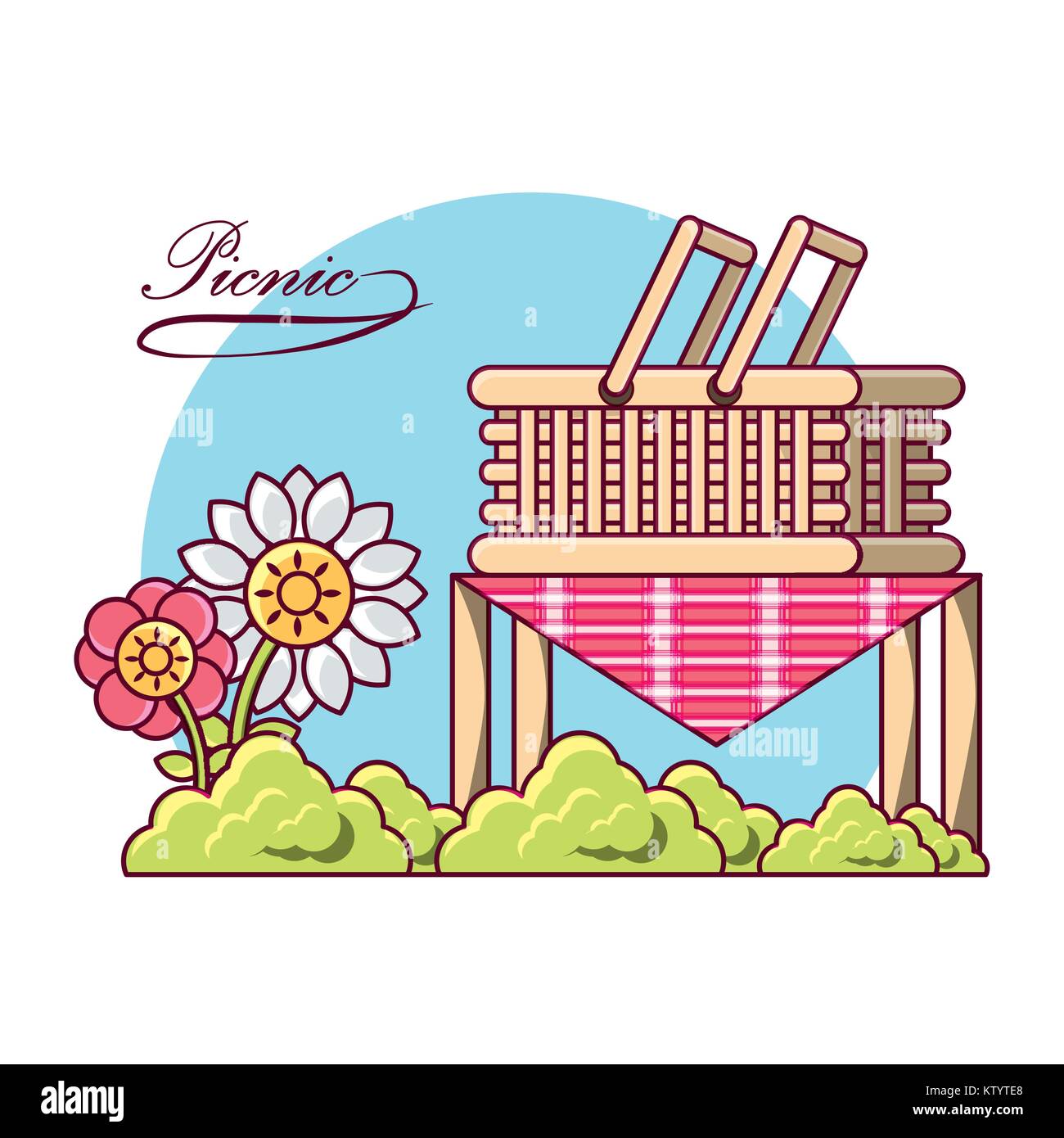 picnic design concept Stock Vector Image & Art - Alamy