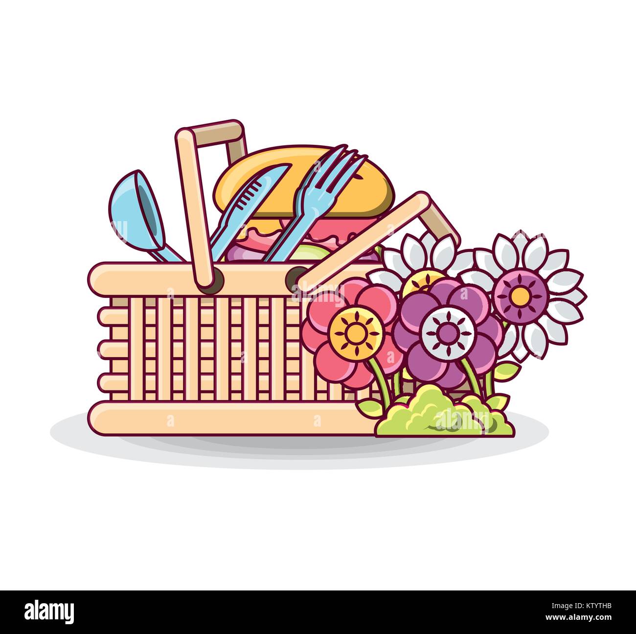 picnic design concept Stock Vector Image & Art - Alamy