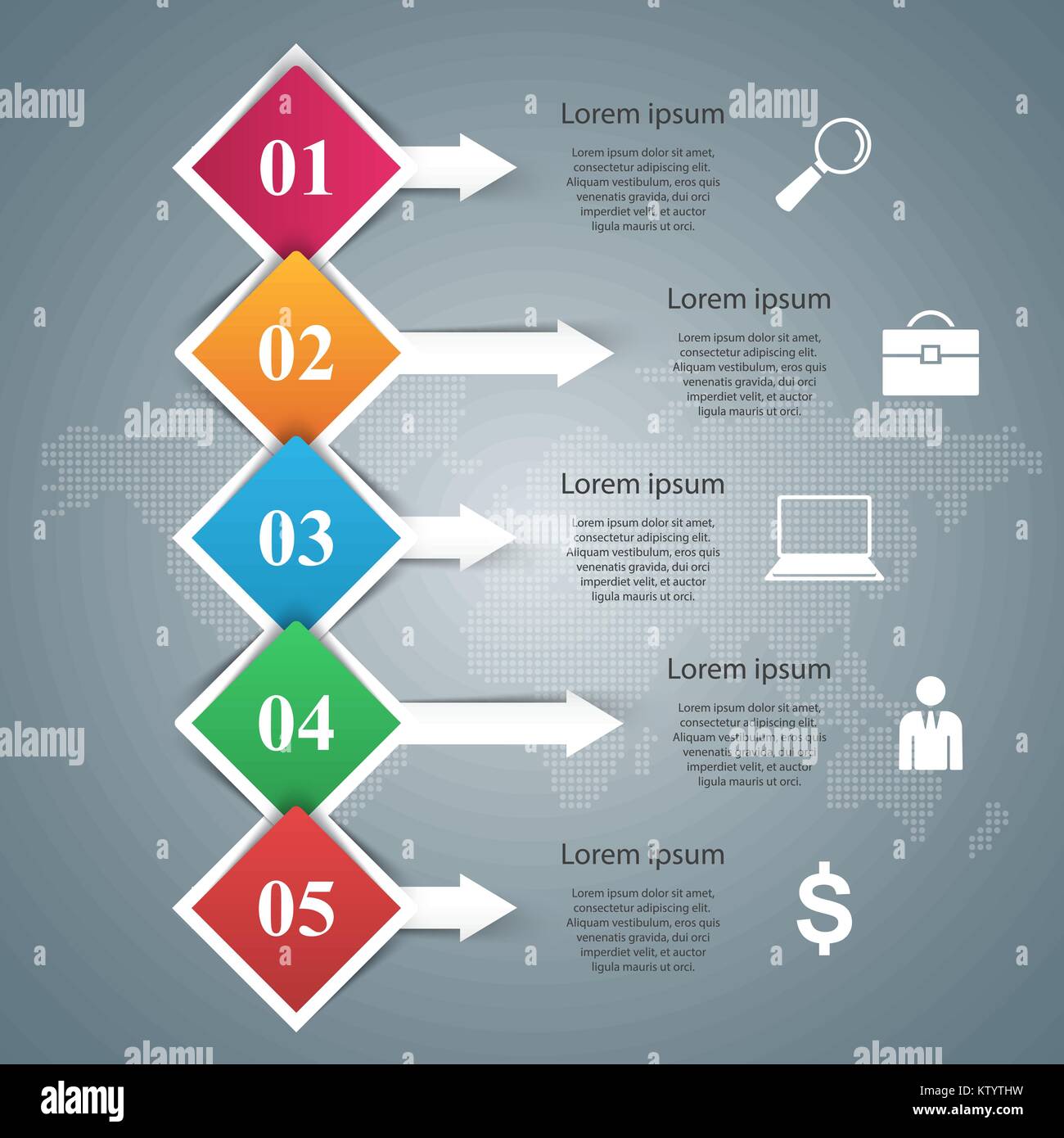 Origami Inforgraphics Business Infographics origami style Vector illustration Stock Vector ...