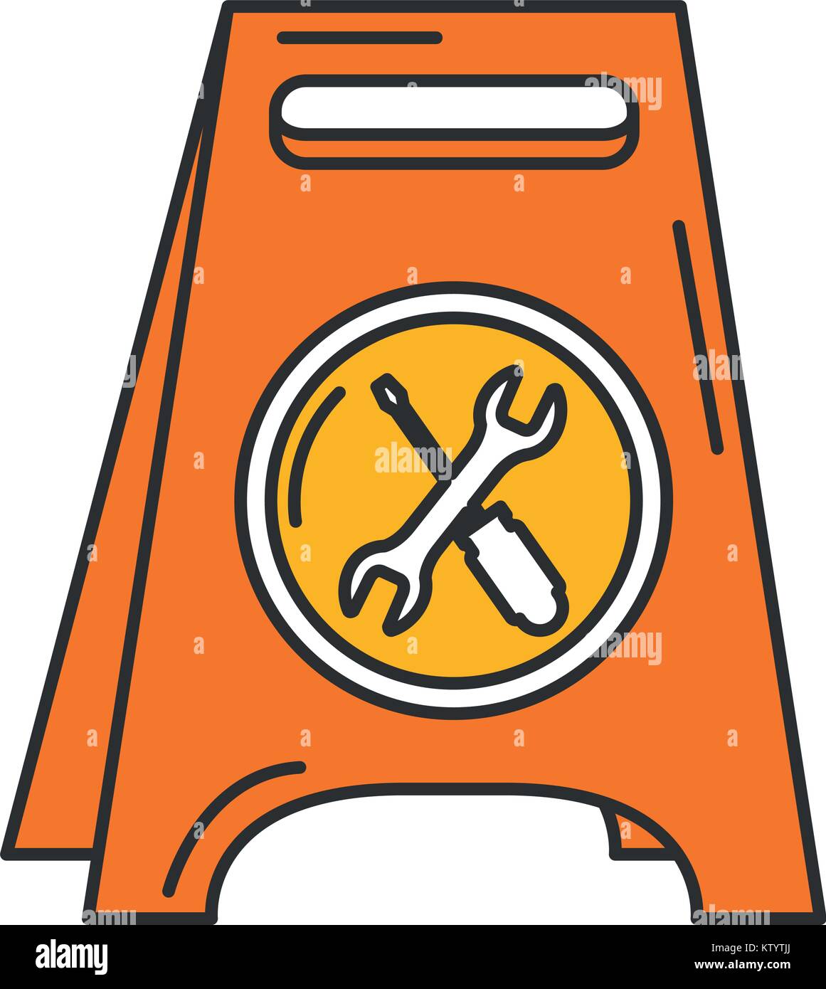 construction label isolated icon vector illustration design Stock ...