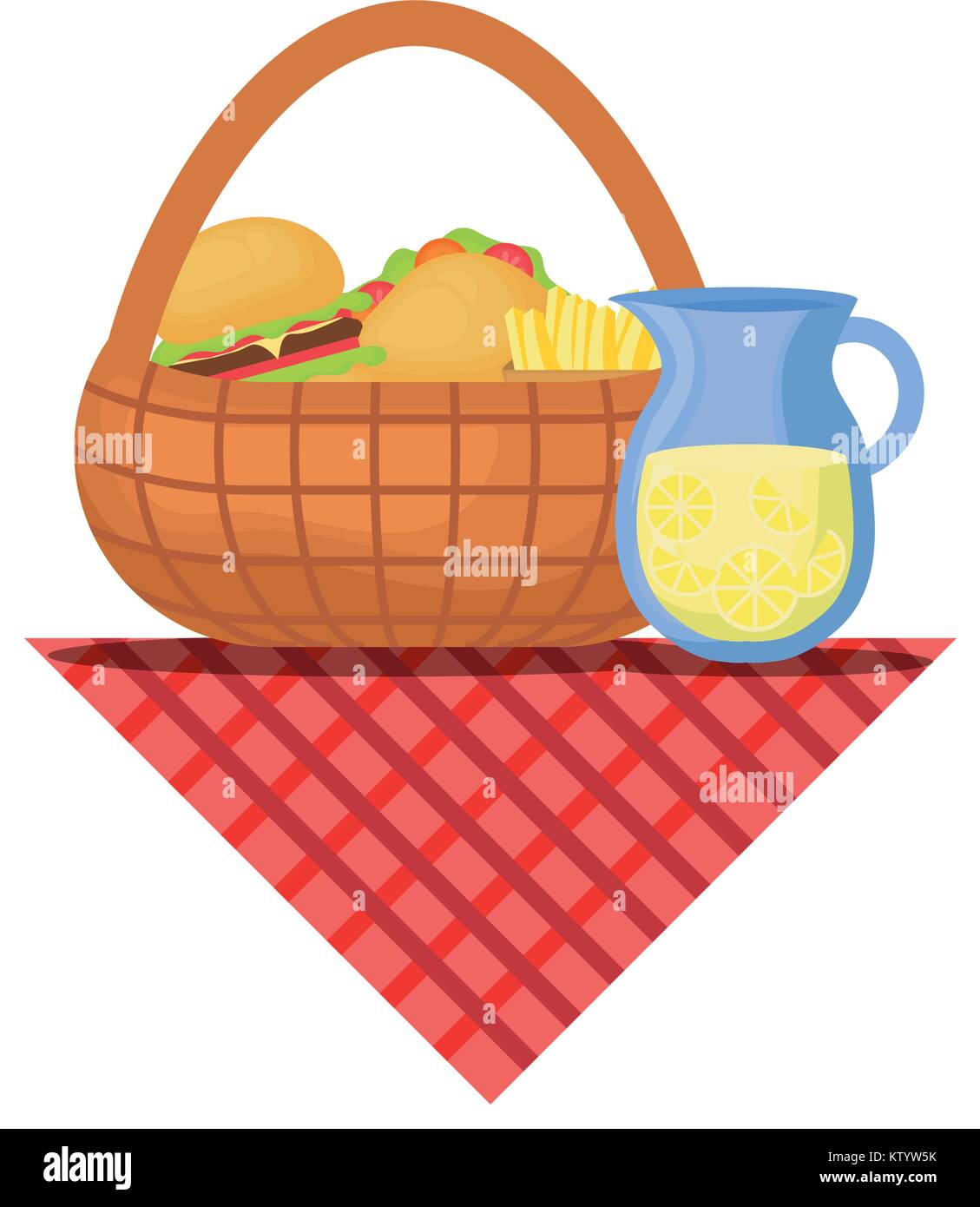 picnic image vector illustration Stock Vector Image & Art - Alamy