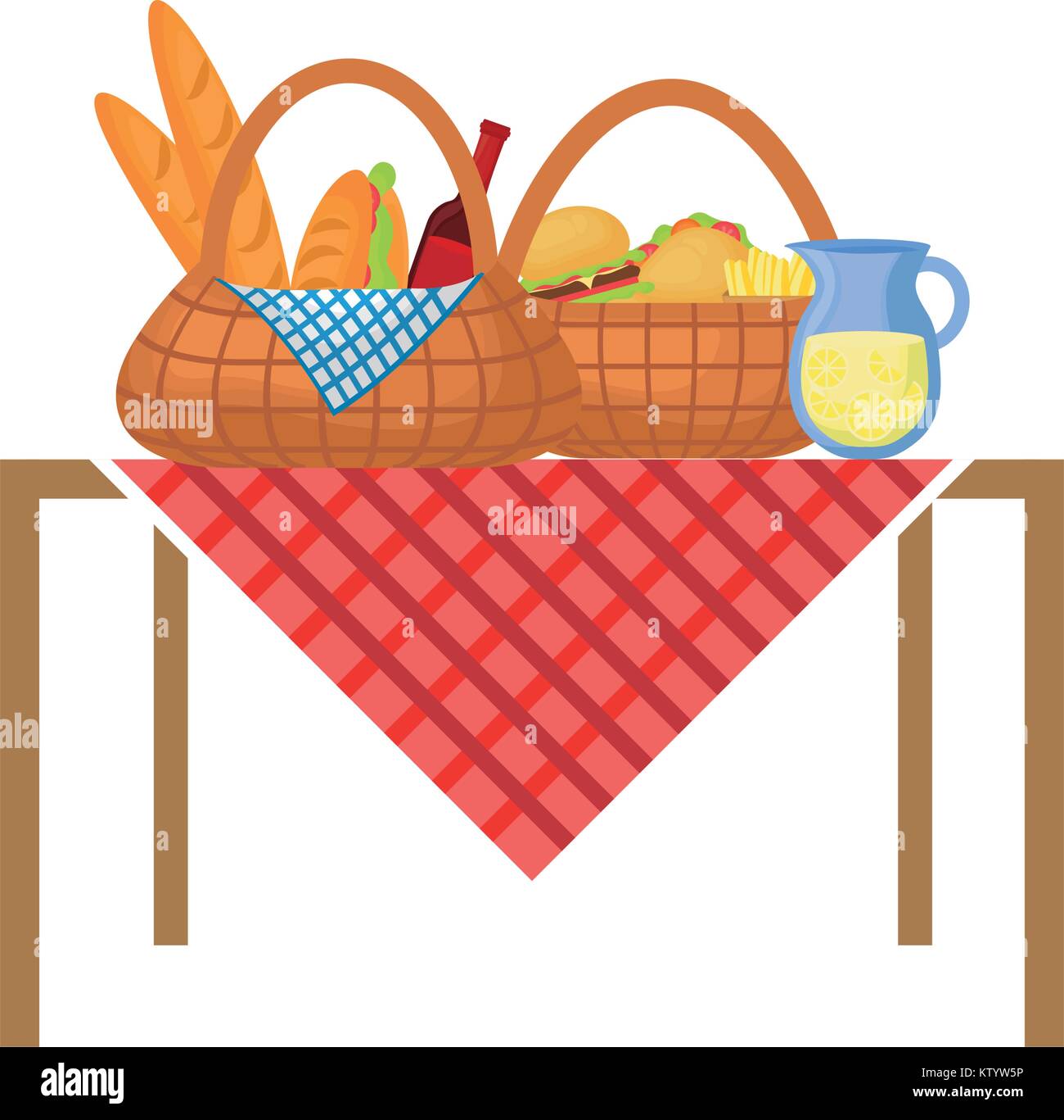 picnic image vector illustration Stock Vector Image & Art - Alamy