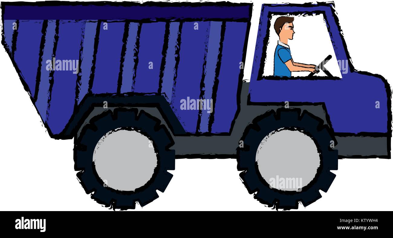 truck dump isolated icon vector illustration design Stock Vector Image ...
