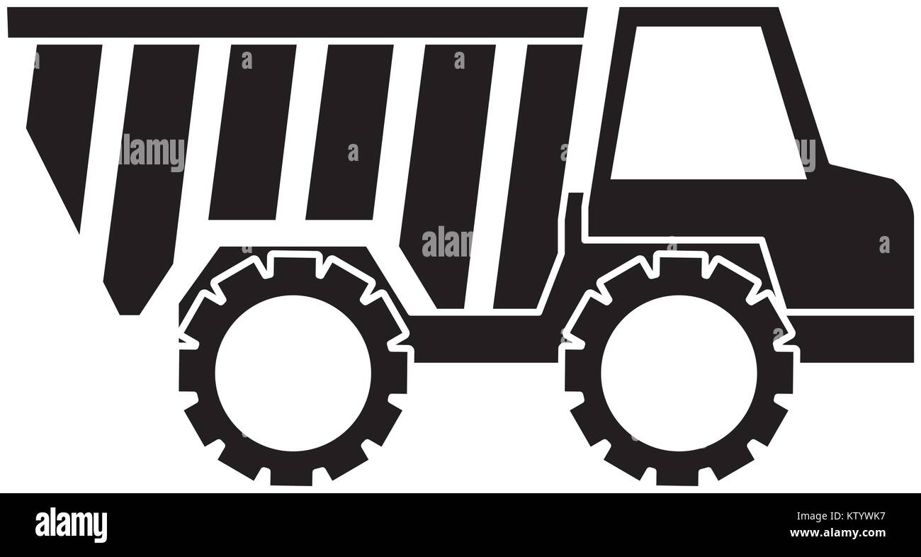truck dump isolated icon vector illustration design Stock Vector Image ...