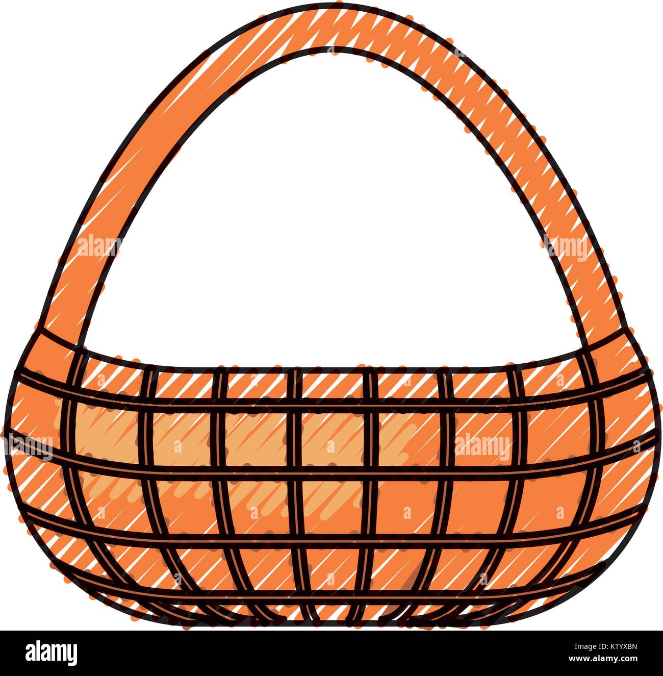 picnic basket vector illustration Stock Vector Image & Art - Alamy