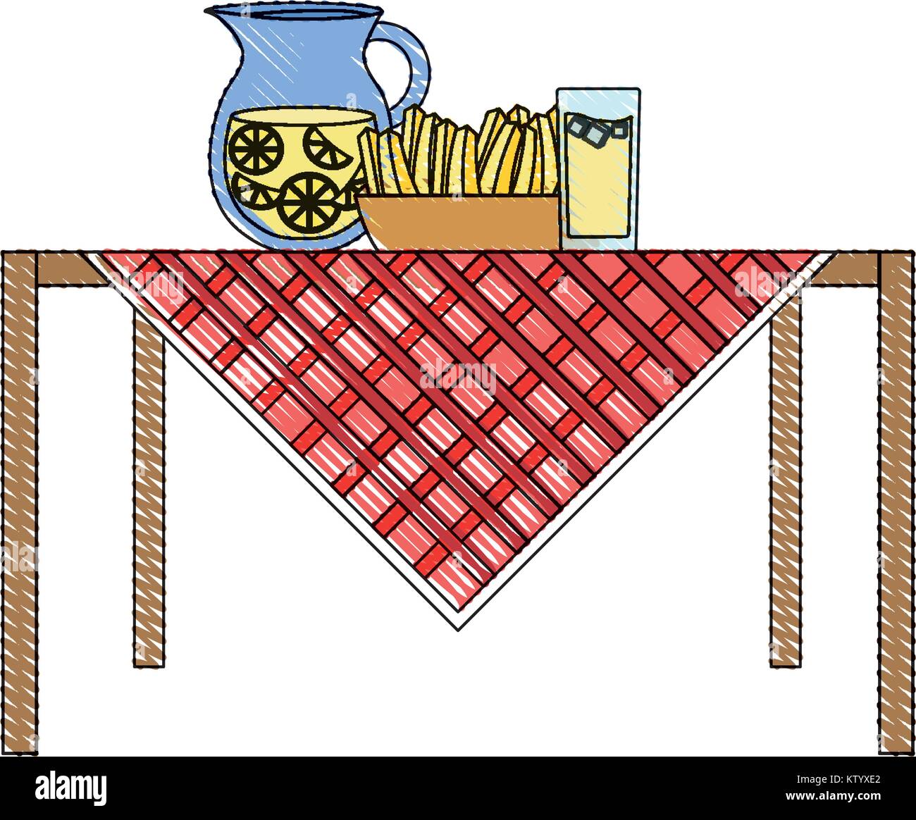 picnic image vector illustration Stock Vector Image & Art - Alamy