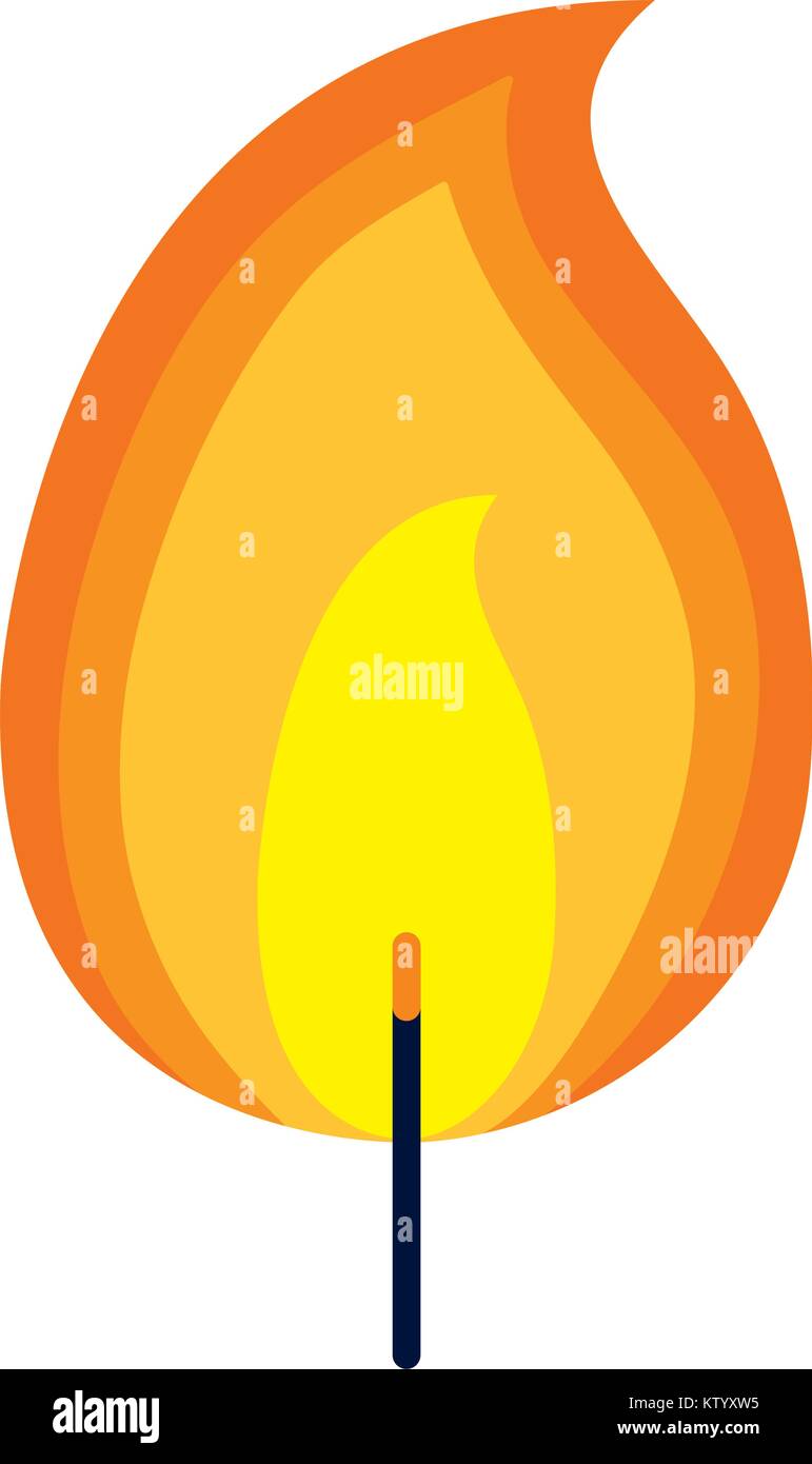 fire flame isolated icon Stock Vector Image & Art - Alamy
