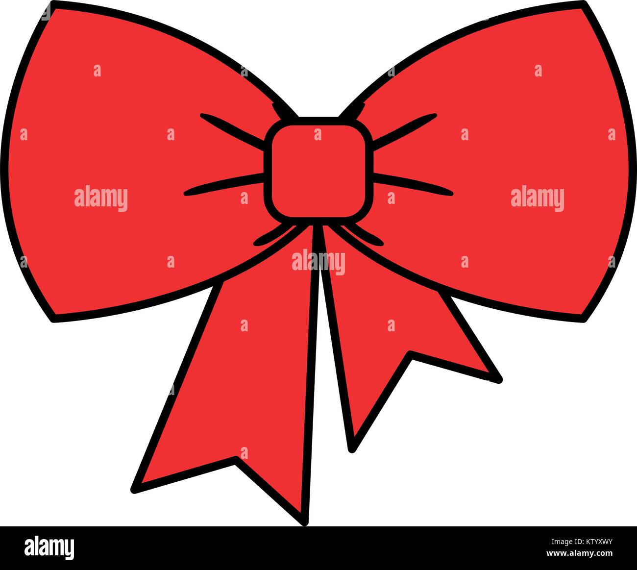 bowntie ribbon isolated icon Stock Vector Image & Art - Alamy