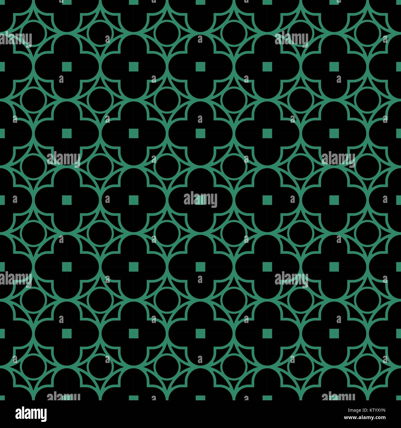 Antique seamless green background round cross square Stock Vector Image ...