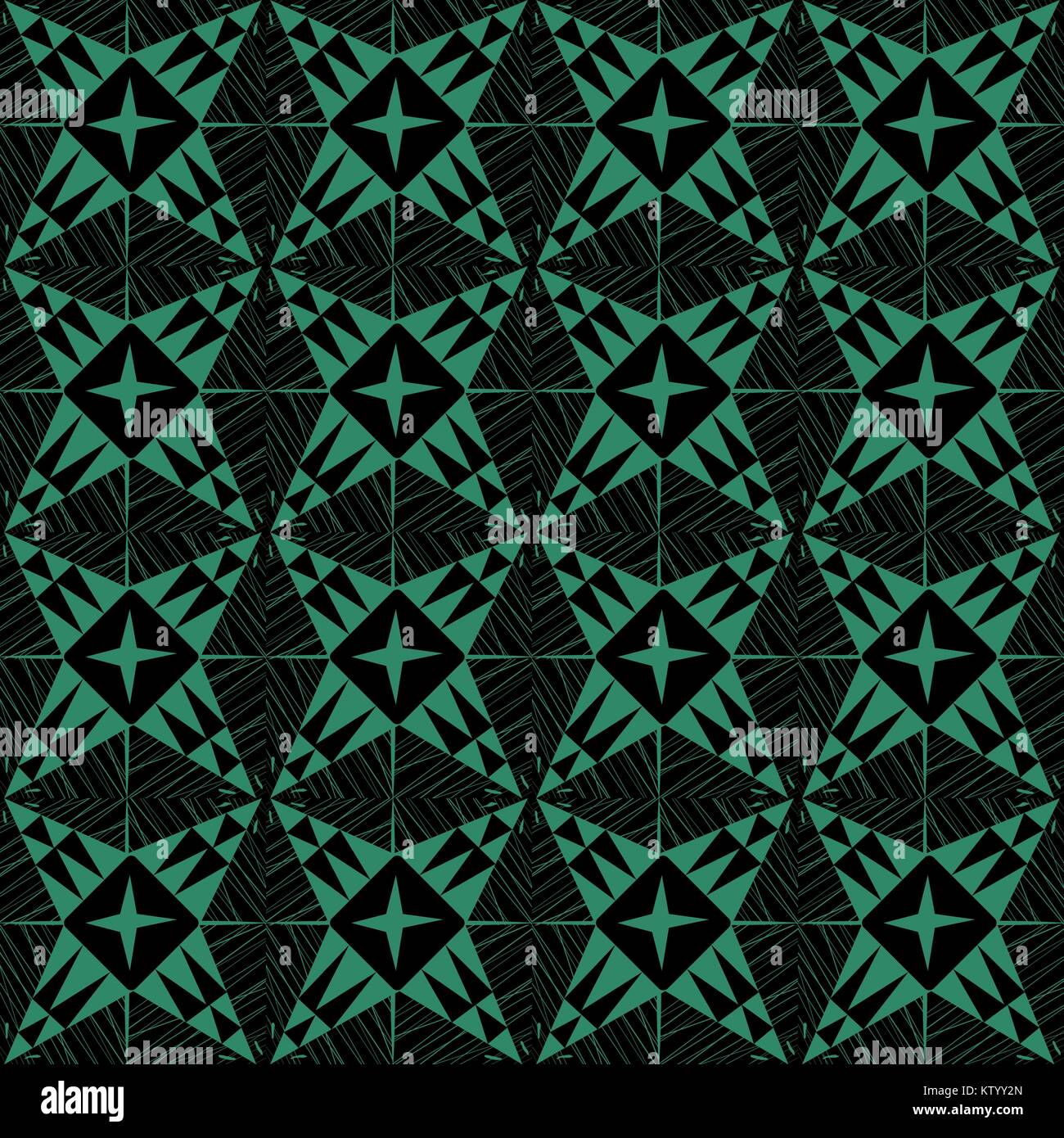 Antique seamless green background cross triangle line Stock Vector ...
