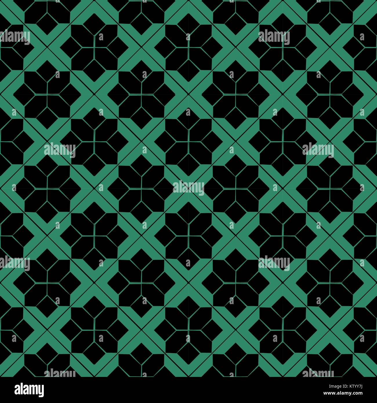 Antique seamless green background check star cross geometry Stock ...
