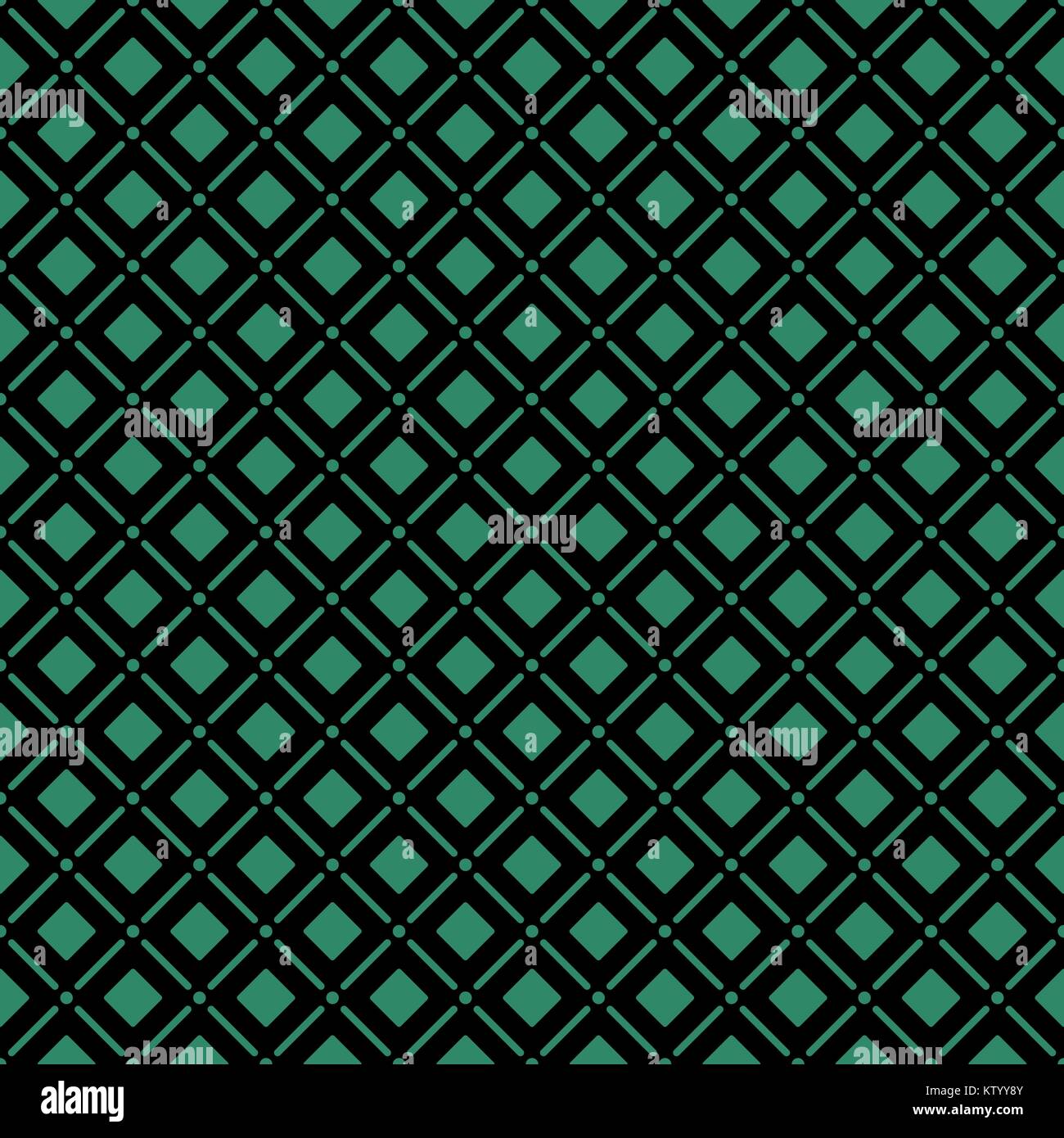 Antique seamless green background round corner check cross line Stock ...