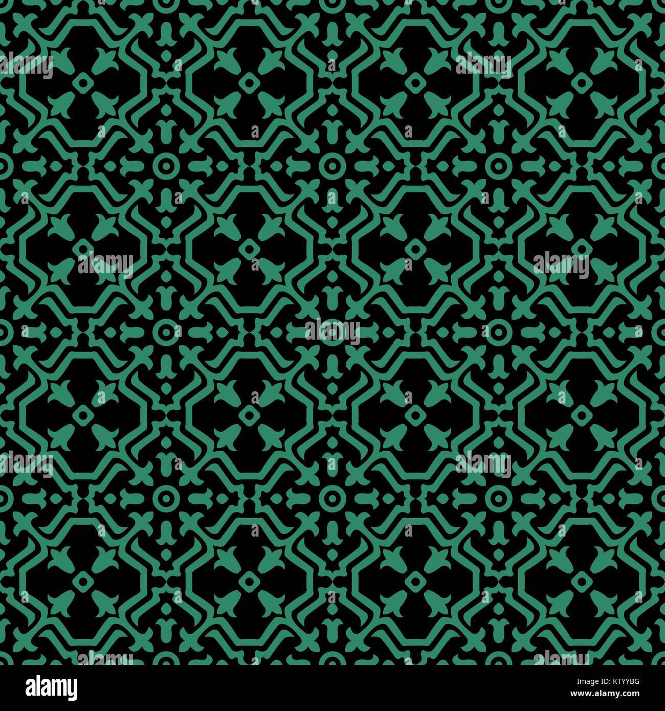 Antique seamless green background geometry cross frame flower Stock ...