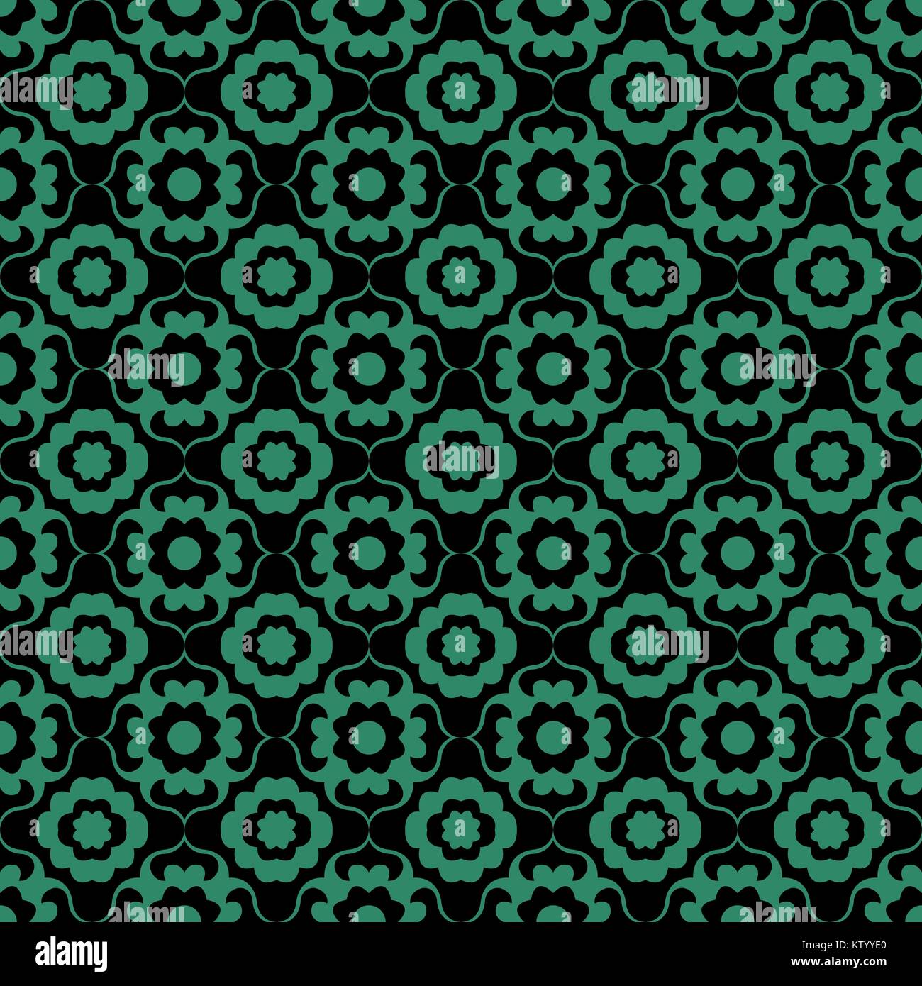 Antique seamless green background curve cross kaleidoscope Stock Vector ...