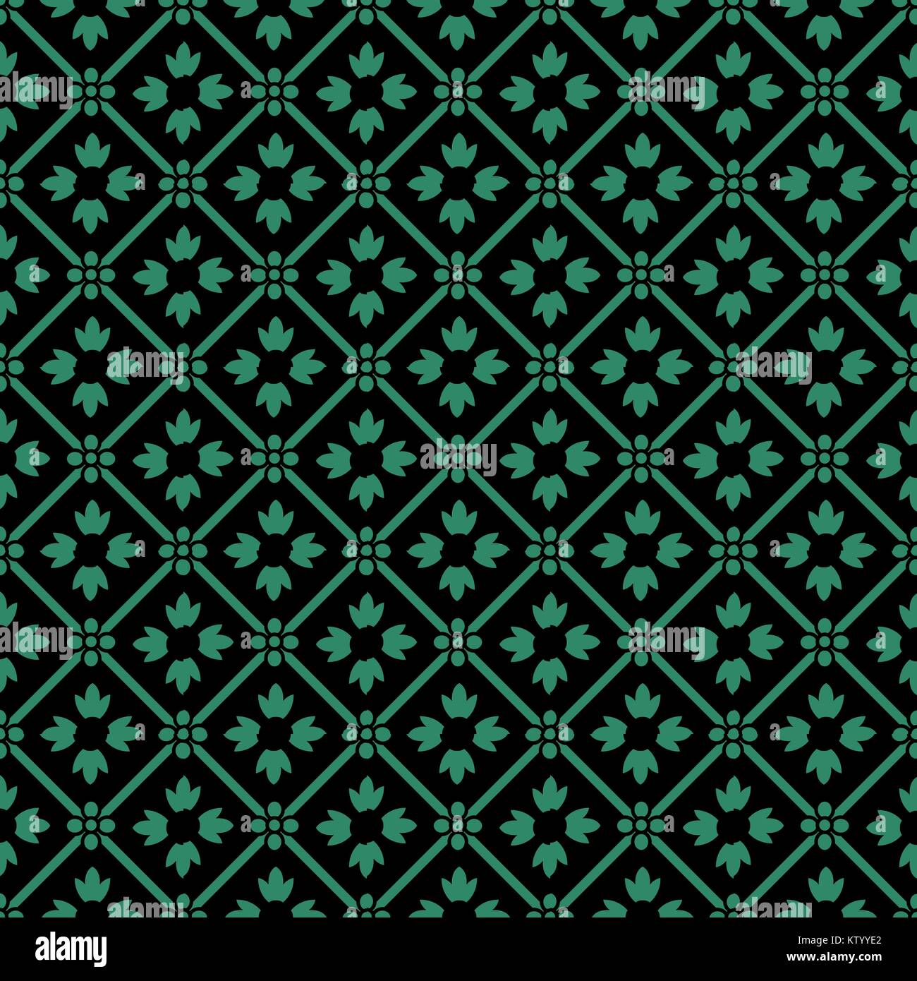 Antique seamless green background check cross flower Stock Vector Image ...