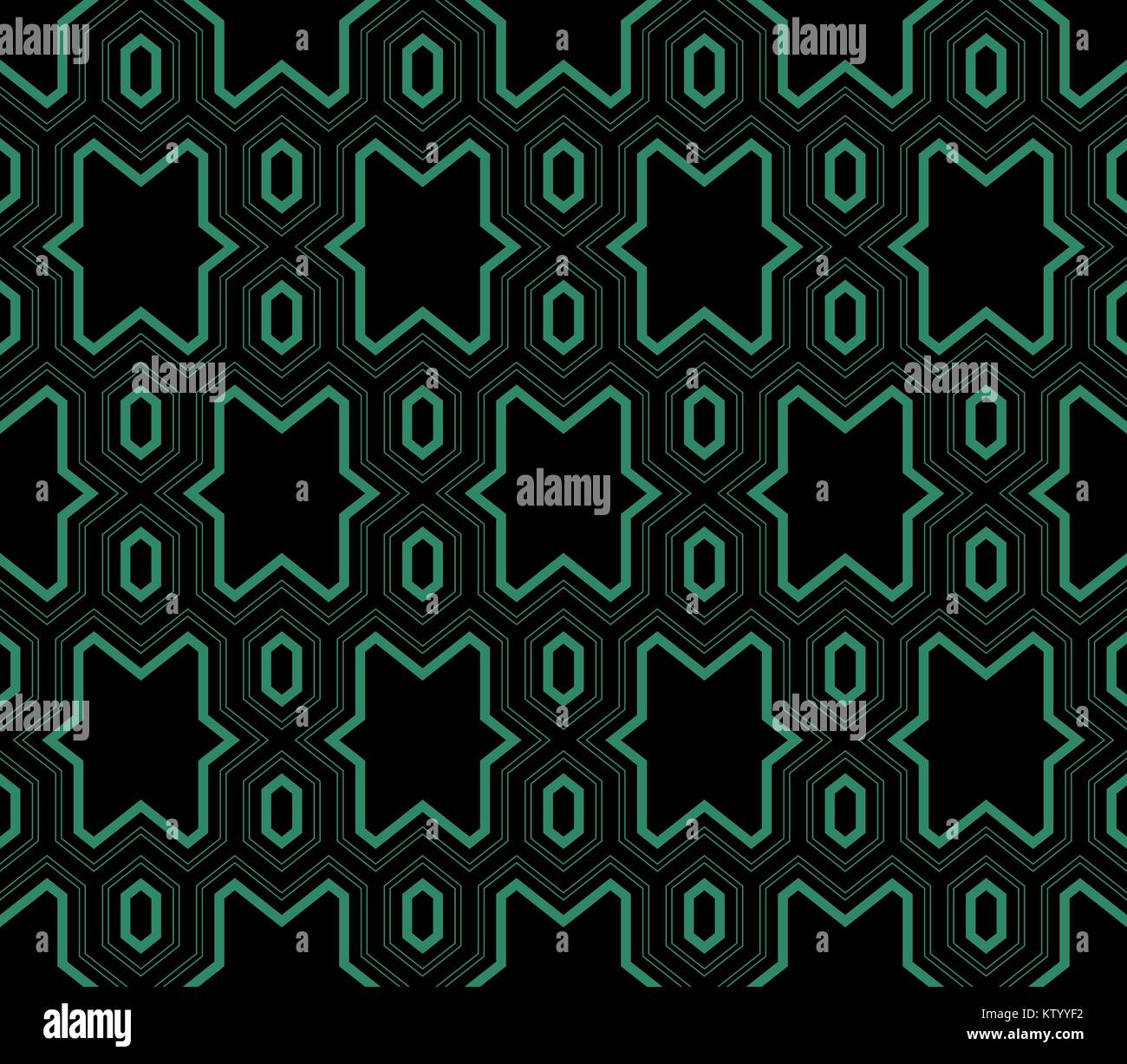 Antique seamless green background polygon geometry cross star Stock ...