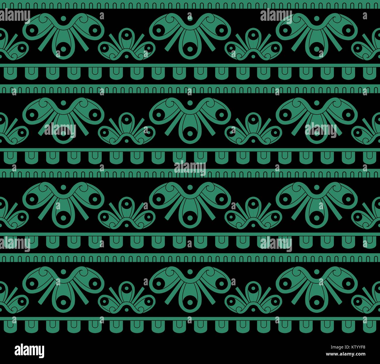 Antique seamless green background aboriginal round curve spiral Stock ...