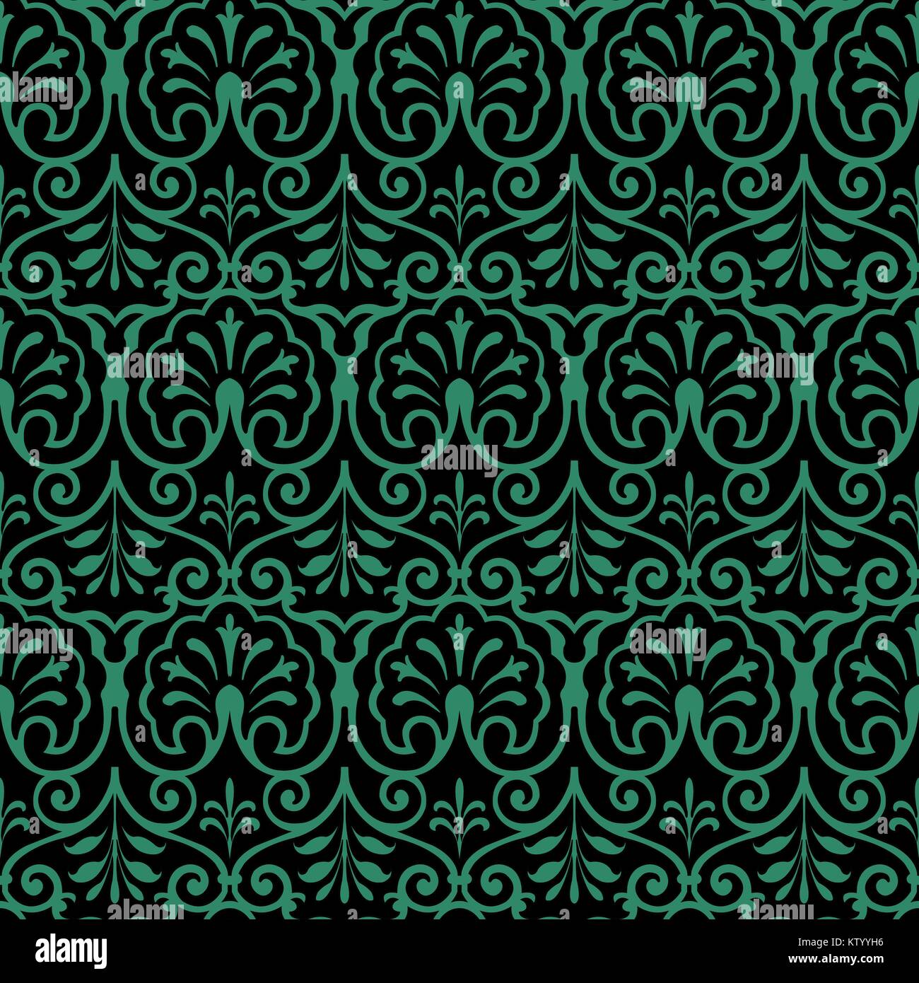 Antique seamless green background curve spiral cross frame Stock Vector ...